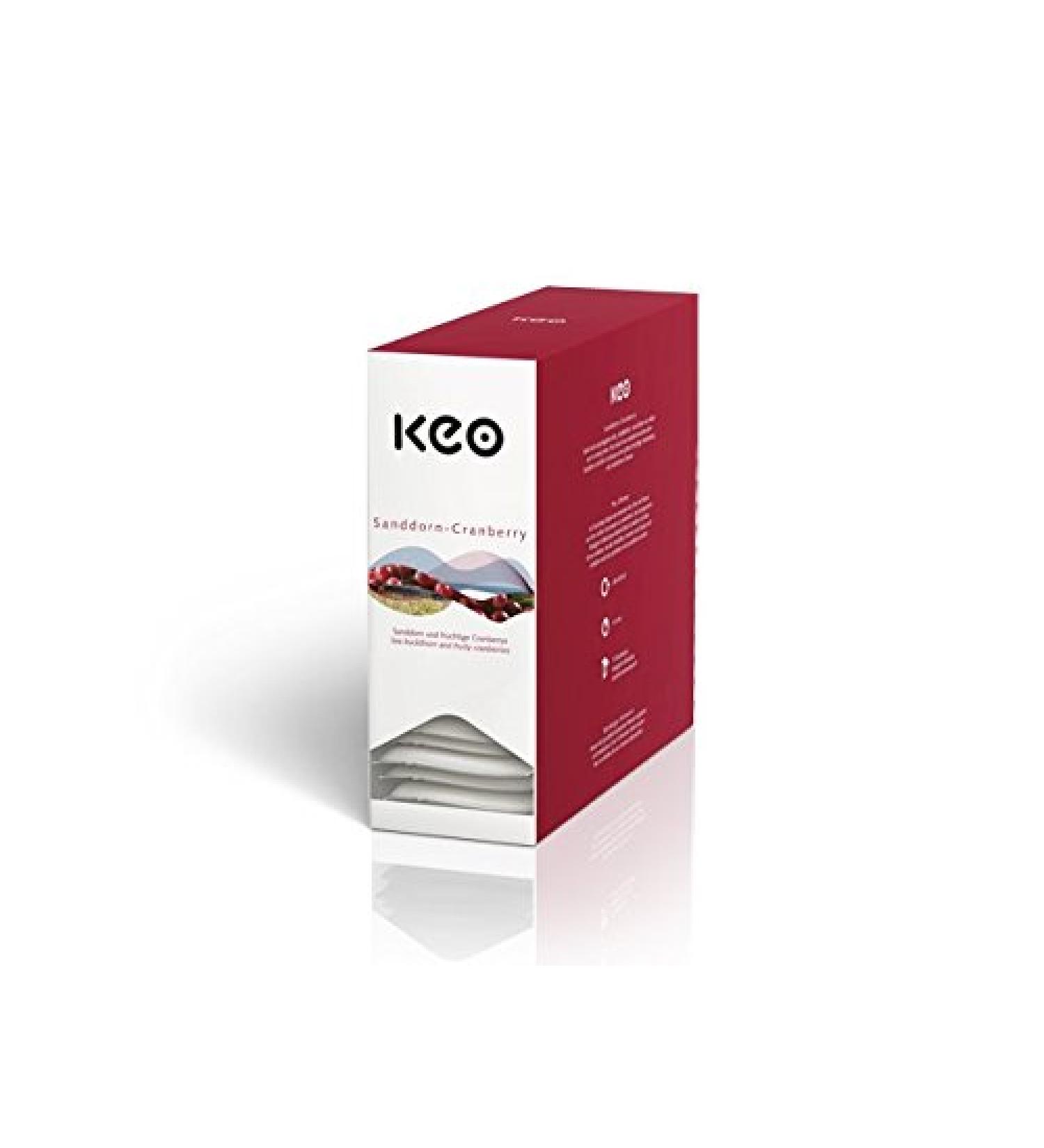 Keo Tea - SEA BUCKTHORN CRANBERRY - Teachamp 15x4.0g 15 pieces (1 pack)