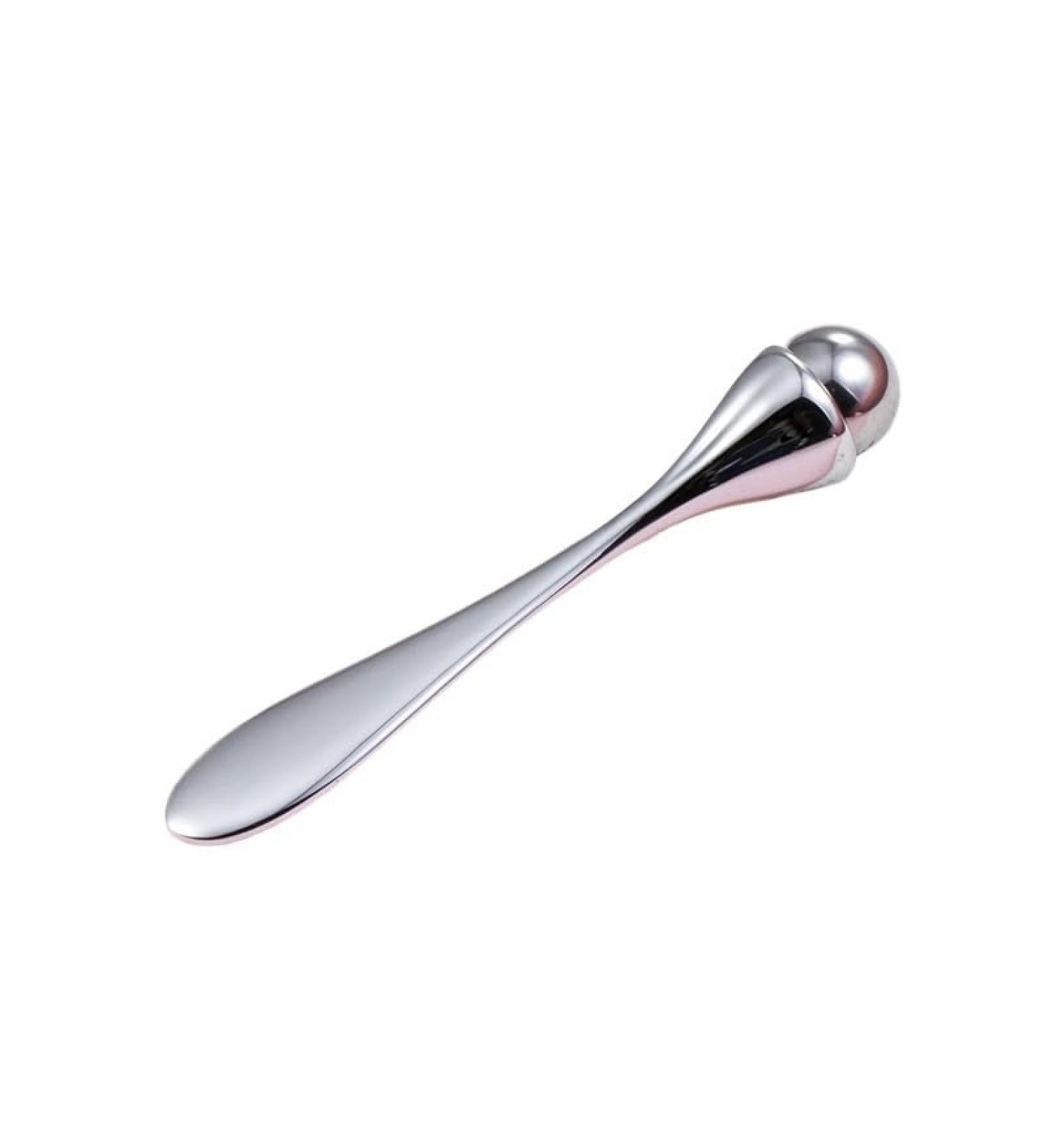 Magnetic Eye Cream Magic Wand - Galvanized Double-Sided Roller Ball & Metal Massage Tab for Facial Care - Buy Online on GoSupps.com