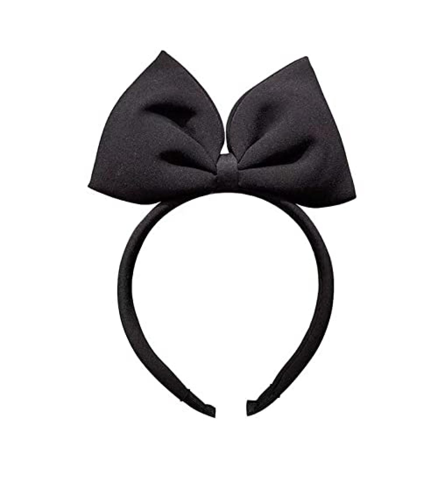 Hair Band Bow Headbands Headdress Bowknot Hair Bands Big Bow Halloween Hair Hoop Hair Accessories for Cosplay Costume Decor (Black) - Buy Online on GoSupps.com