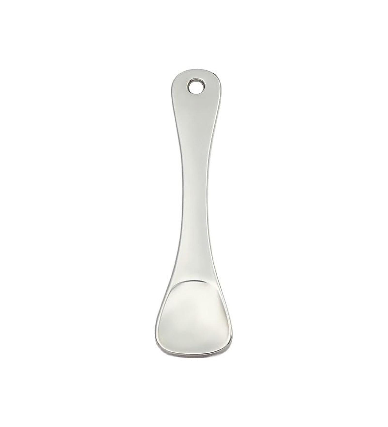 Premium Silver Face & Eye Cream Dispensing Spoon - Zinc Alloy Beauty Tool for Cosmetics - Buy Online on GoSupps.com