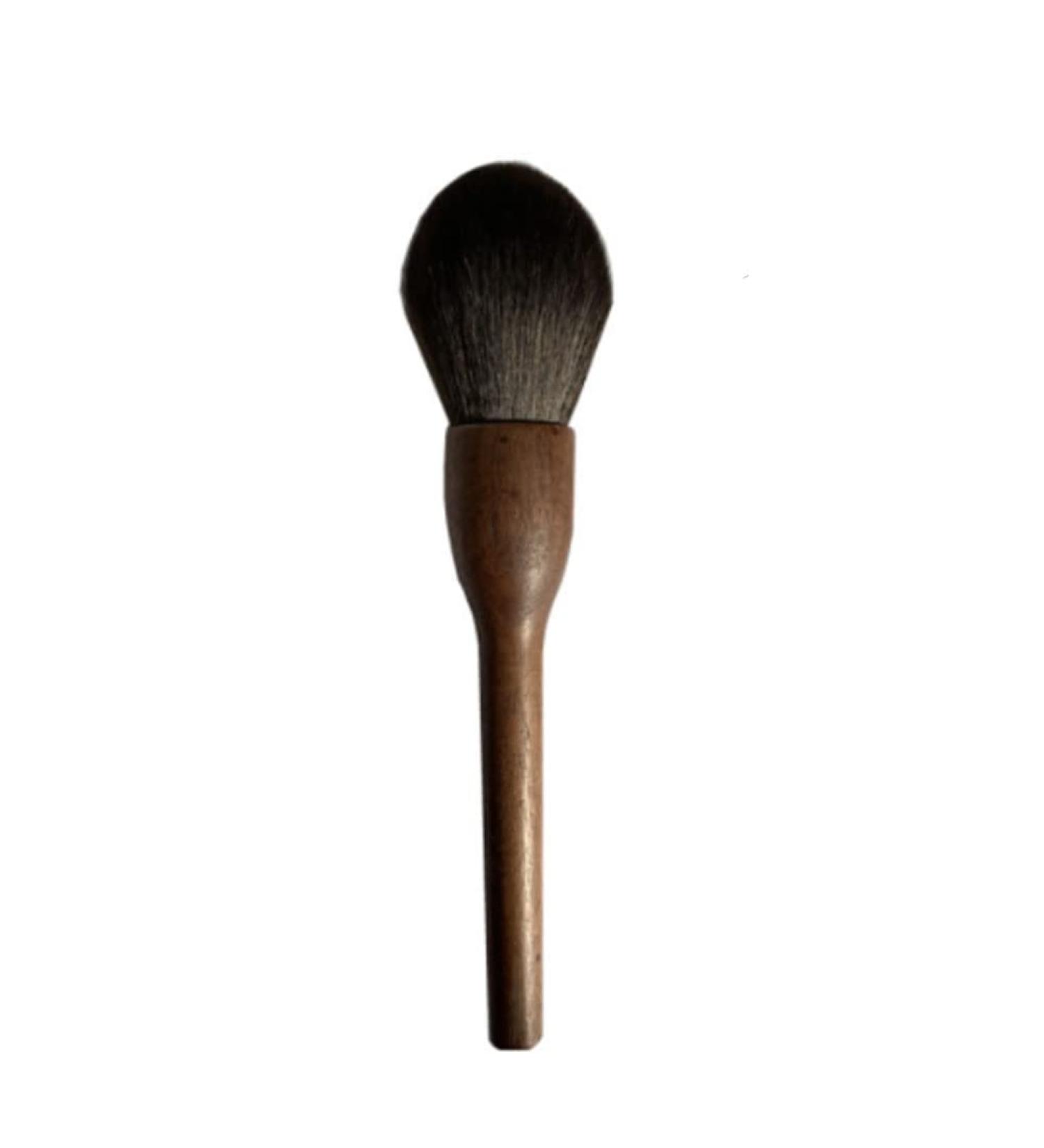 Shop Big Advanced Fashion Kabuki Powder Brush | Walnut Handle Soft Fiber Makeup Tool - International Shipping Available - Buy Online on GoSupps.com