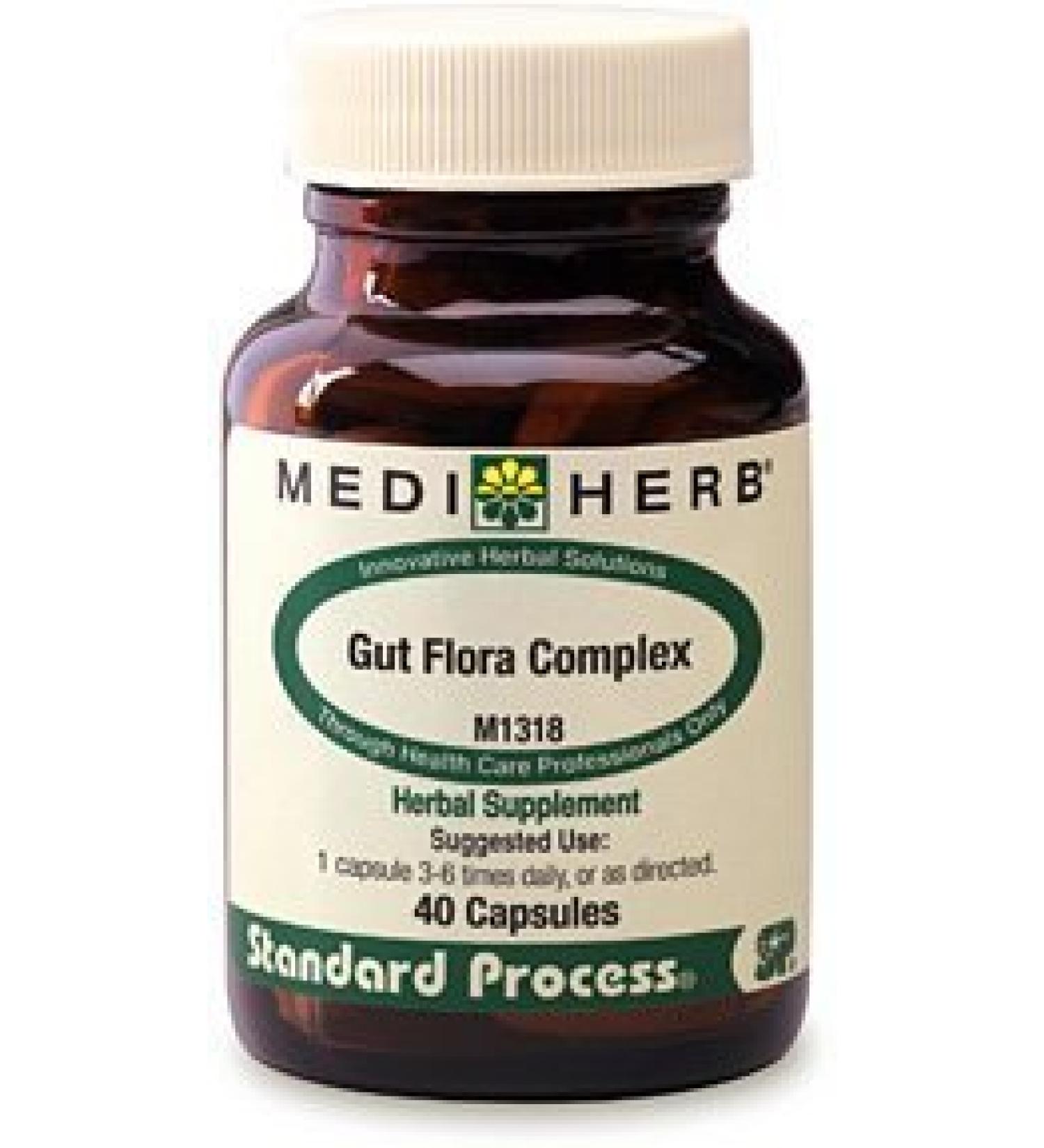 Gut Flora Complex 40 caps by Standard Process/Mediherb