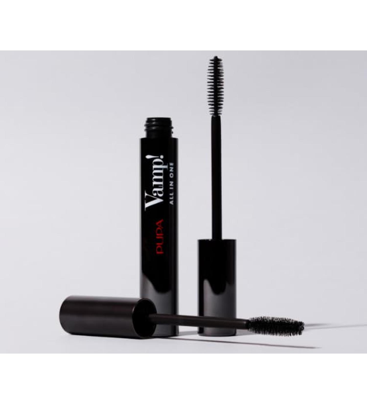 Micys Spa Pupa Mascara Vamp All in One Black Mini Eyeliner Skinny Liner Black Spectacular volume perfect curve Explosive eyelashes with ultraslim pen and super thin line - Buy Online on GoSupps.com
