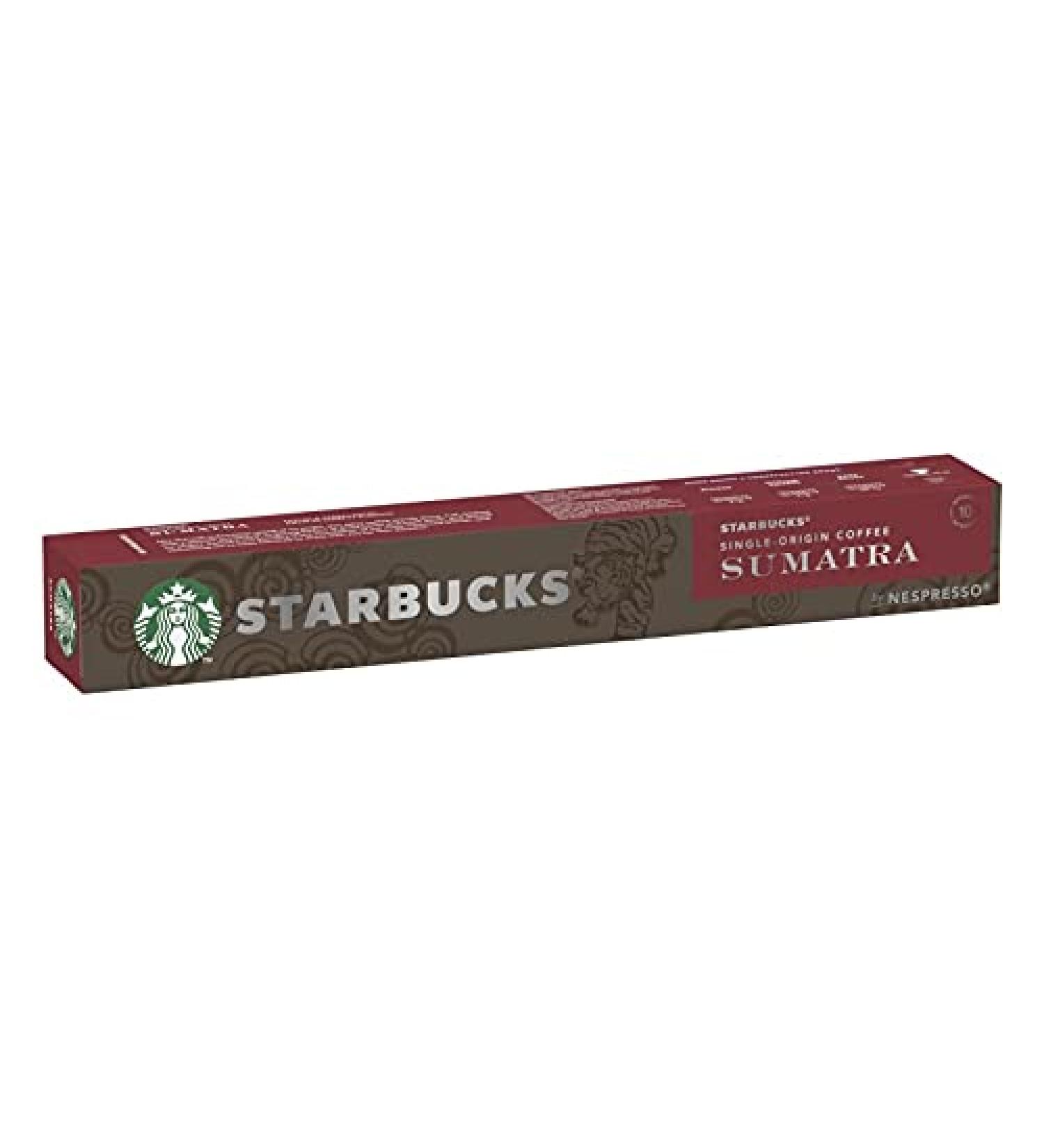STARBUCKS - By Nespresso Sumatra 10 Capsules - Lot De 3 - Buy Online on GoSupps.com