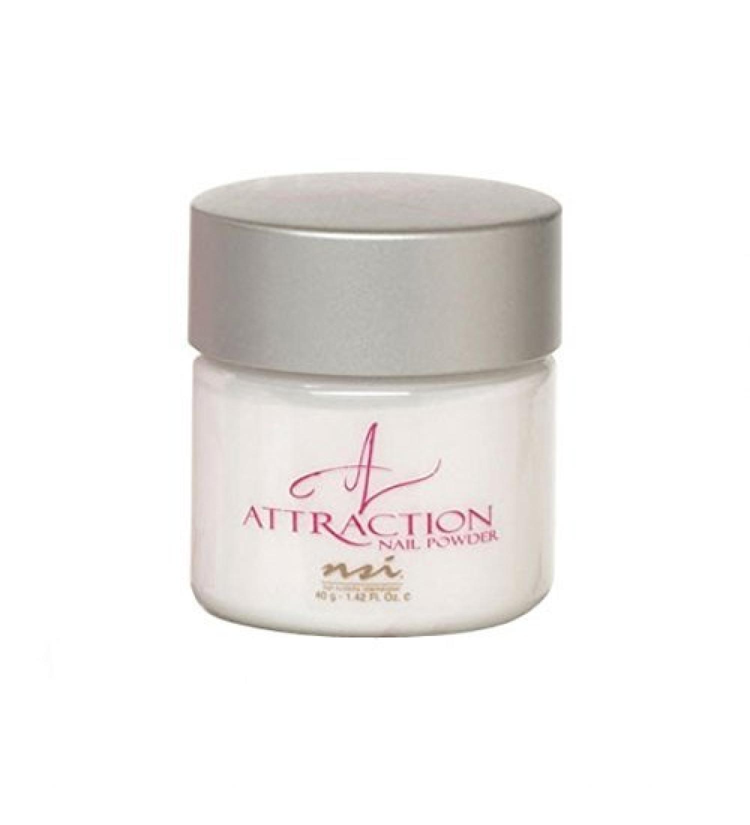 nsi Attraction Acrylic Powder Pure White 40 g