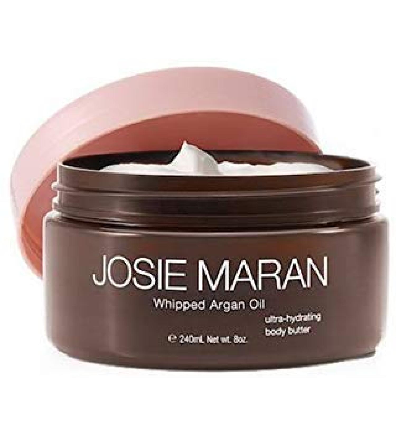 Josie Maran Whipped Argan Oil Ultra-Hydrating Body Butter (8 fl oz./240 ml Vanilla Peach) Juicy Fruits 8 Ounce (Pack of 1)
