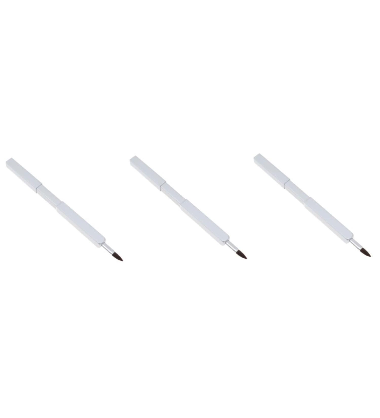 FRCOLOR 3pcs Makeup Brush Set - Lipstick Applicator & Small Mirrors - Portable White Lip Brush Tool Kit for Crafts - Buy Online on GoSupps.com