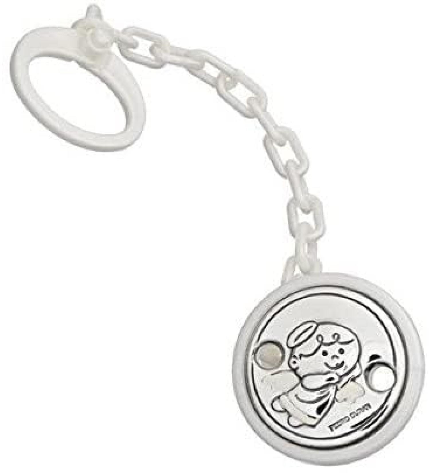 Pedro Duran Pacifier Chain Angel - Blue White | International Shipping Available - Buy Online on GoSupps.com