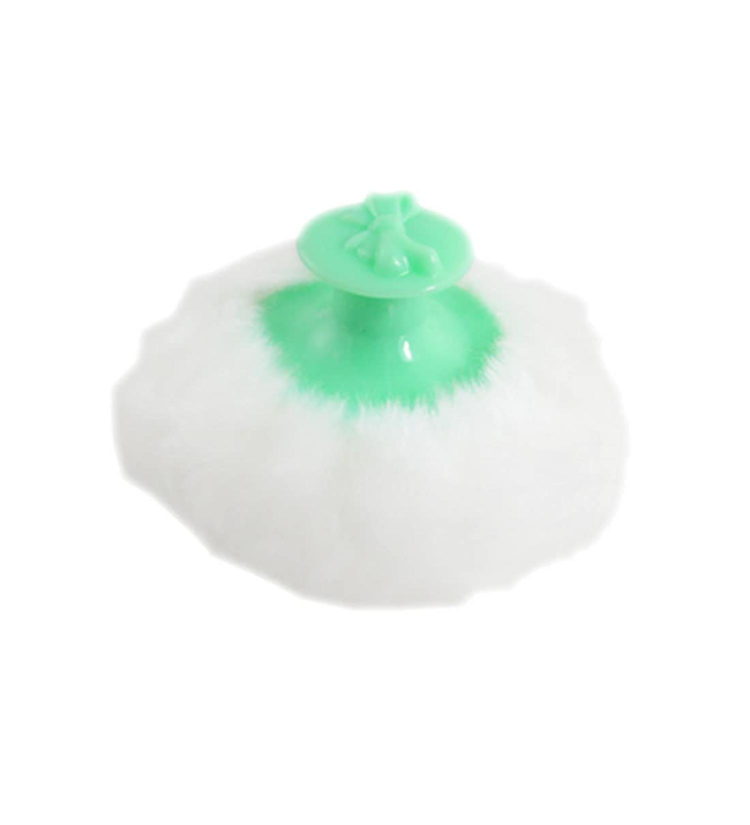 Poudre peluche en peluche blanche pulv ris e bowknot Green Grip pour b b