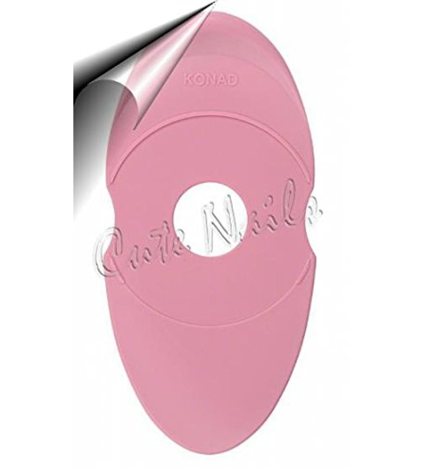 Stencil holder for round stencils oval pink - by Konad CUTE NAILS