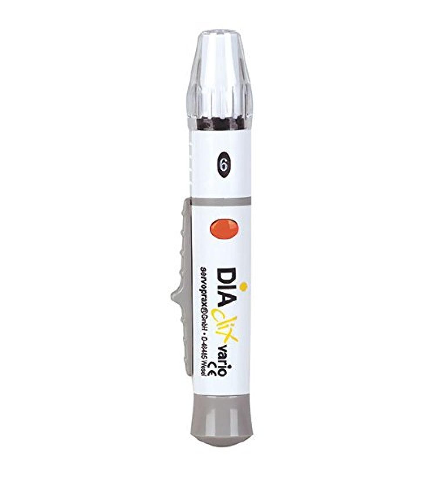 Diaclix Vario Lancing Device - 6 Adjustable Puncture Depths for Blood Sugar Testing | Optimal Blood Sampling for Diabetes Management - Buy Online on GoSupps.com