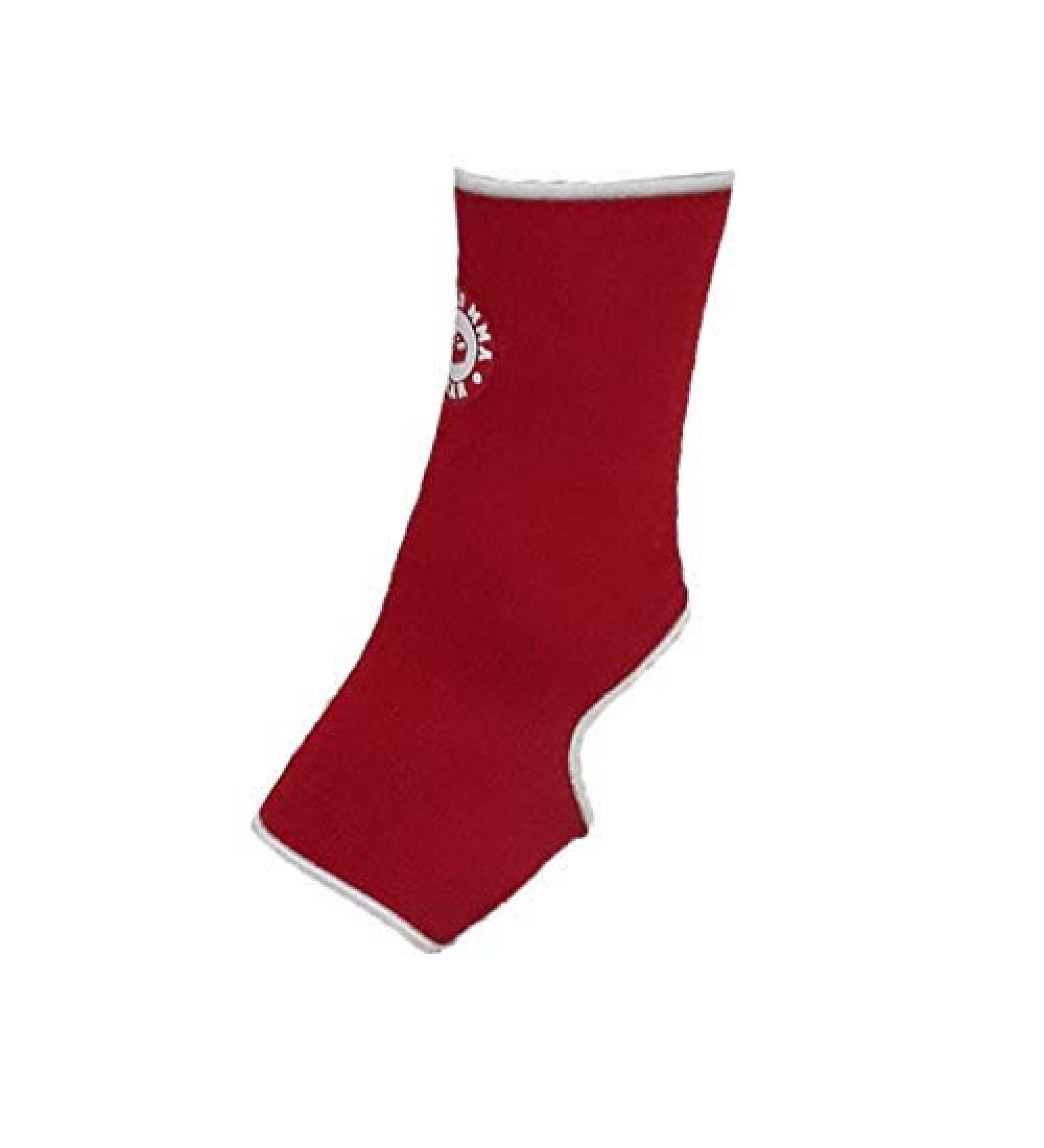 World MMA Gear Muay Thai Ankle Supports Guard Kickboxing, MMA Black Red Blue