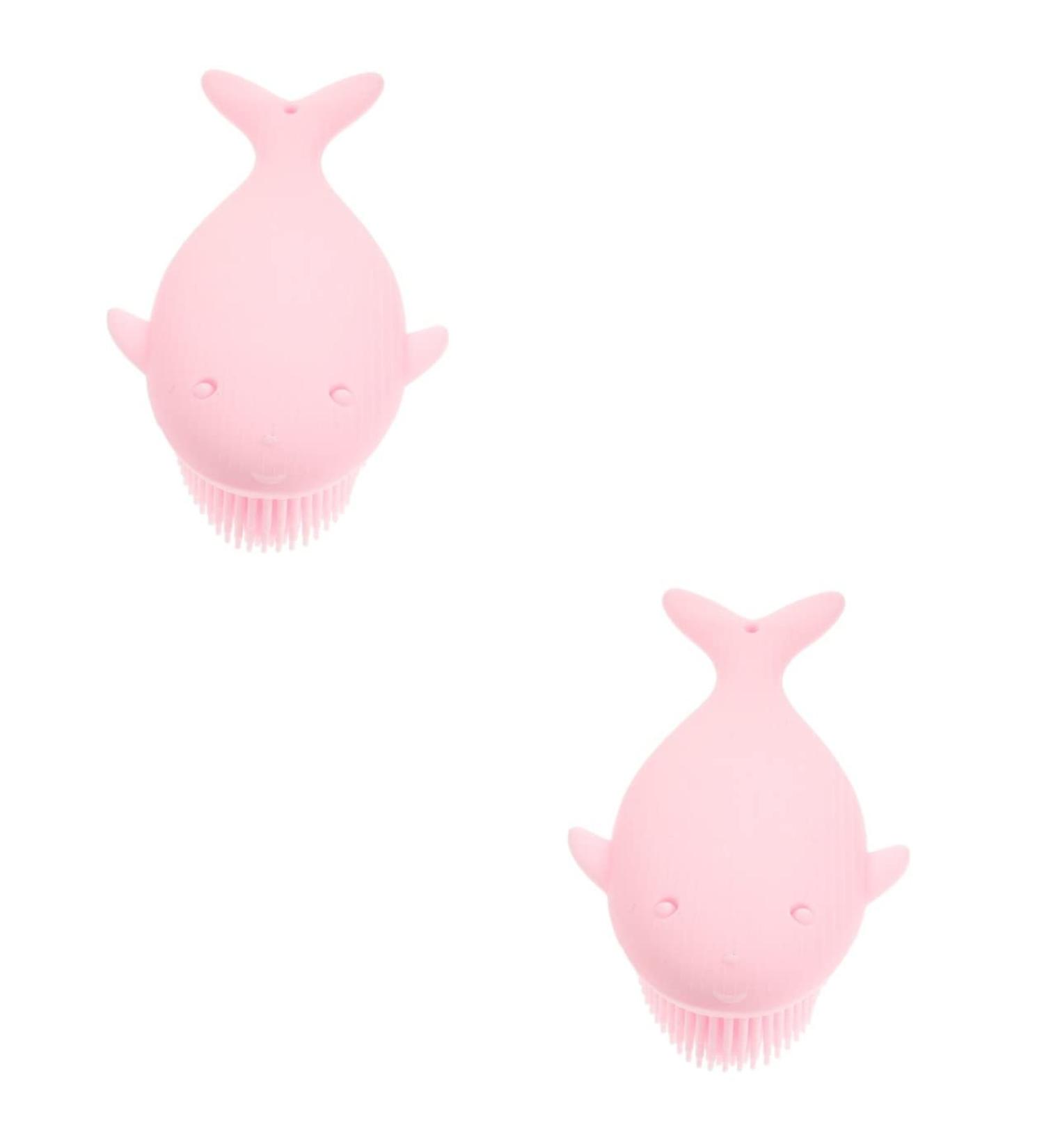 FOMIYES 2pcs Silicone Scalp Massager & Body Cleaning Brushes - Baby Bath & Toddler Tools for Newborns - Soft Silicone Hair Brushes and Scrubbers - Buy Online on GoSupps.com