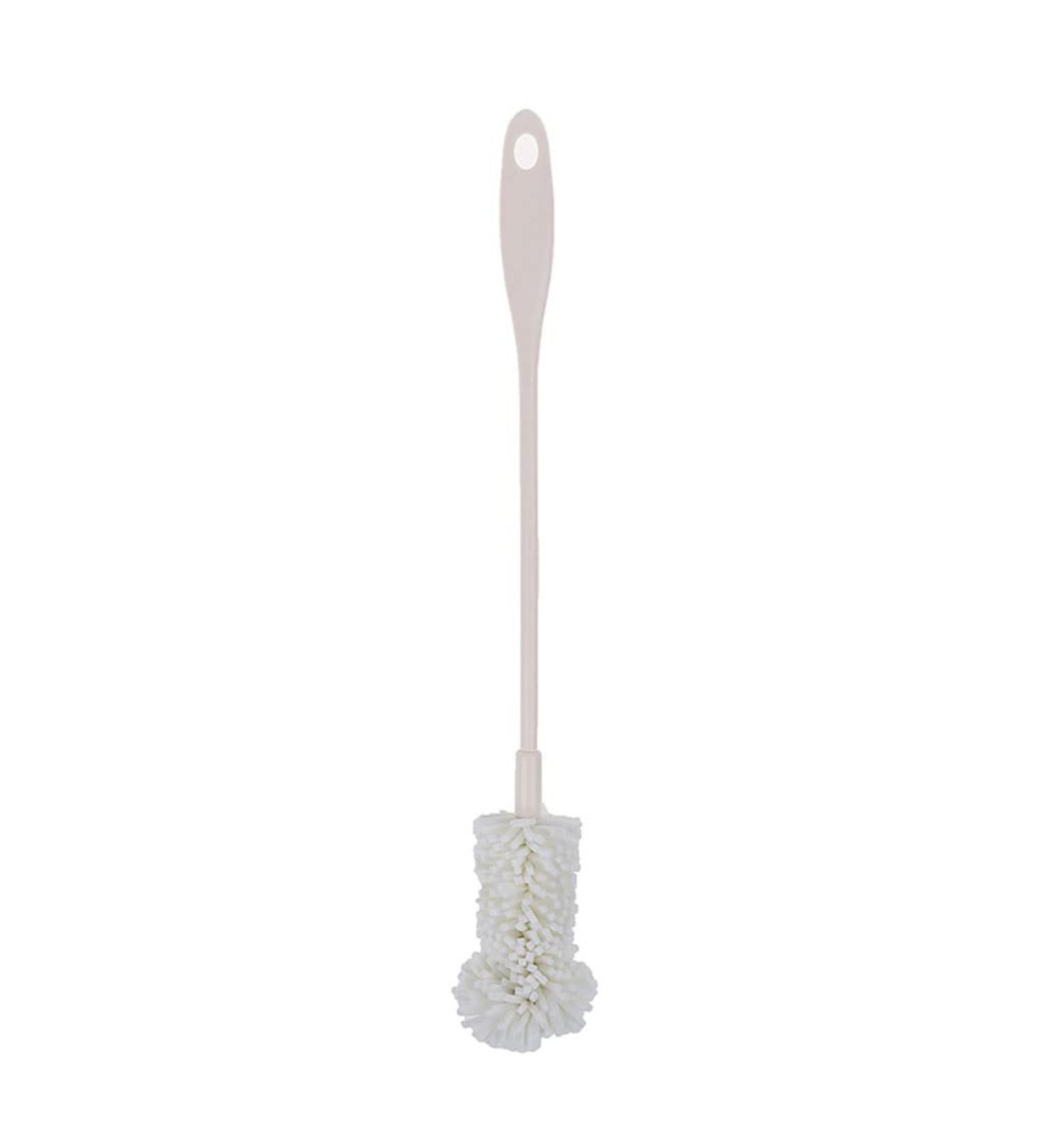 MFORTAB Sponge Wash Cup Milk Bottle Brushes Long Handle Cleaner Easy to Clean Glass Insulation Pot Brush Kitchen Tools 39.5x5cm As Shown - Buy Online on GoSupps.com