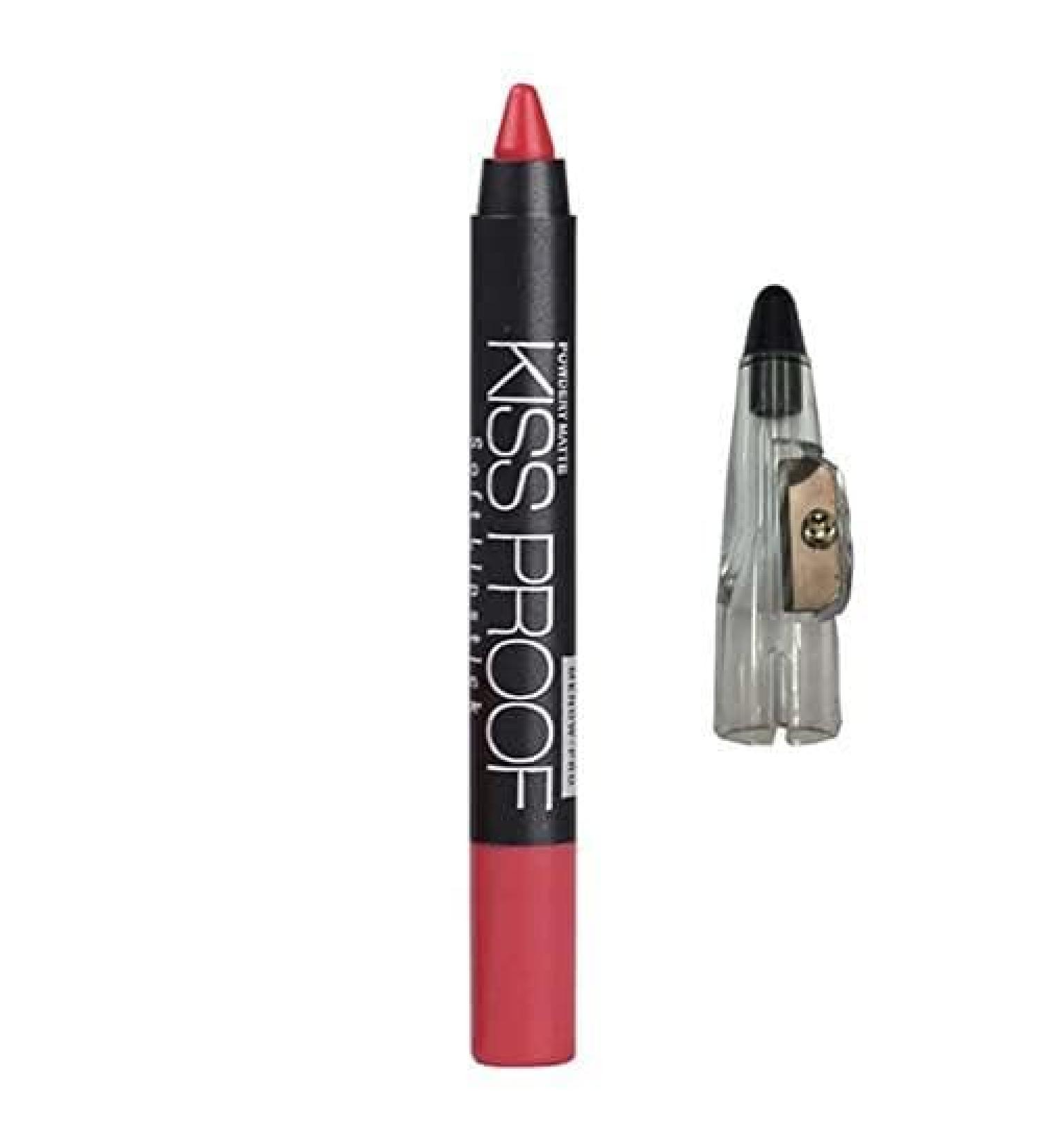 ZJchao MENOW Waterproof Lipstick Long-Lasting Glossy Moisturizing Cosmetic for a Charming Look Makeup 19 Colors (16 Powder)