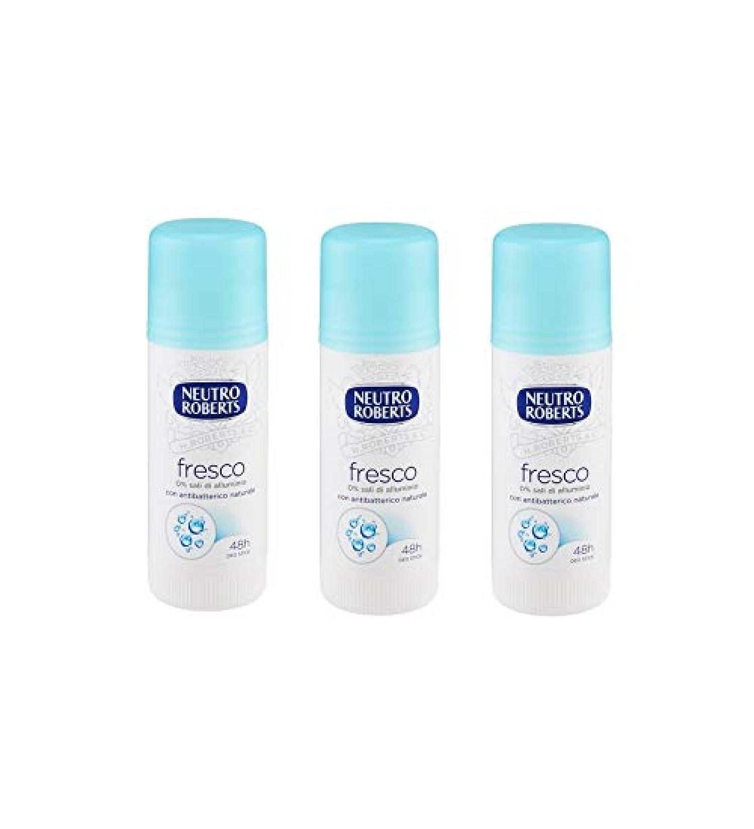 Neutro Roberts Neutro Roberts Pack of 3 Fresco 48h Deodorant Stick 40ml
