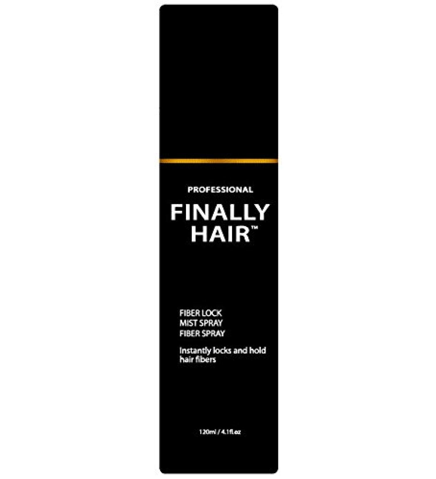 Finally Hair Fiber Lock Strong Hold Spray - Compatible with Toppik, Xfusion, Febron, Bosley, Nanogen - Buy Online on GoSupps.com