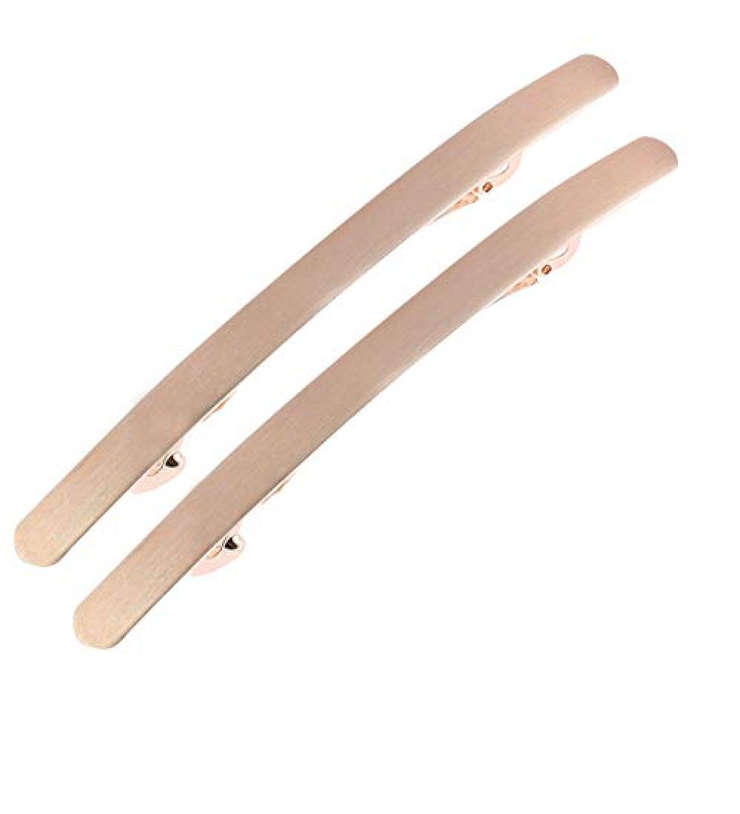 Rose Gold Slim Metal French Barrettes Hair Clips for Styling - Hairdresser Salon Hairpins - Buy Online on GoSupps.com