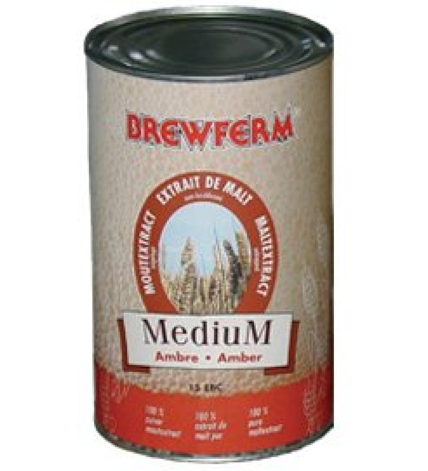 Brewferm 1.5 kg amber/medium liquid malt extract for beer brewing