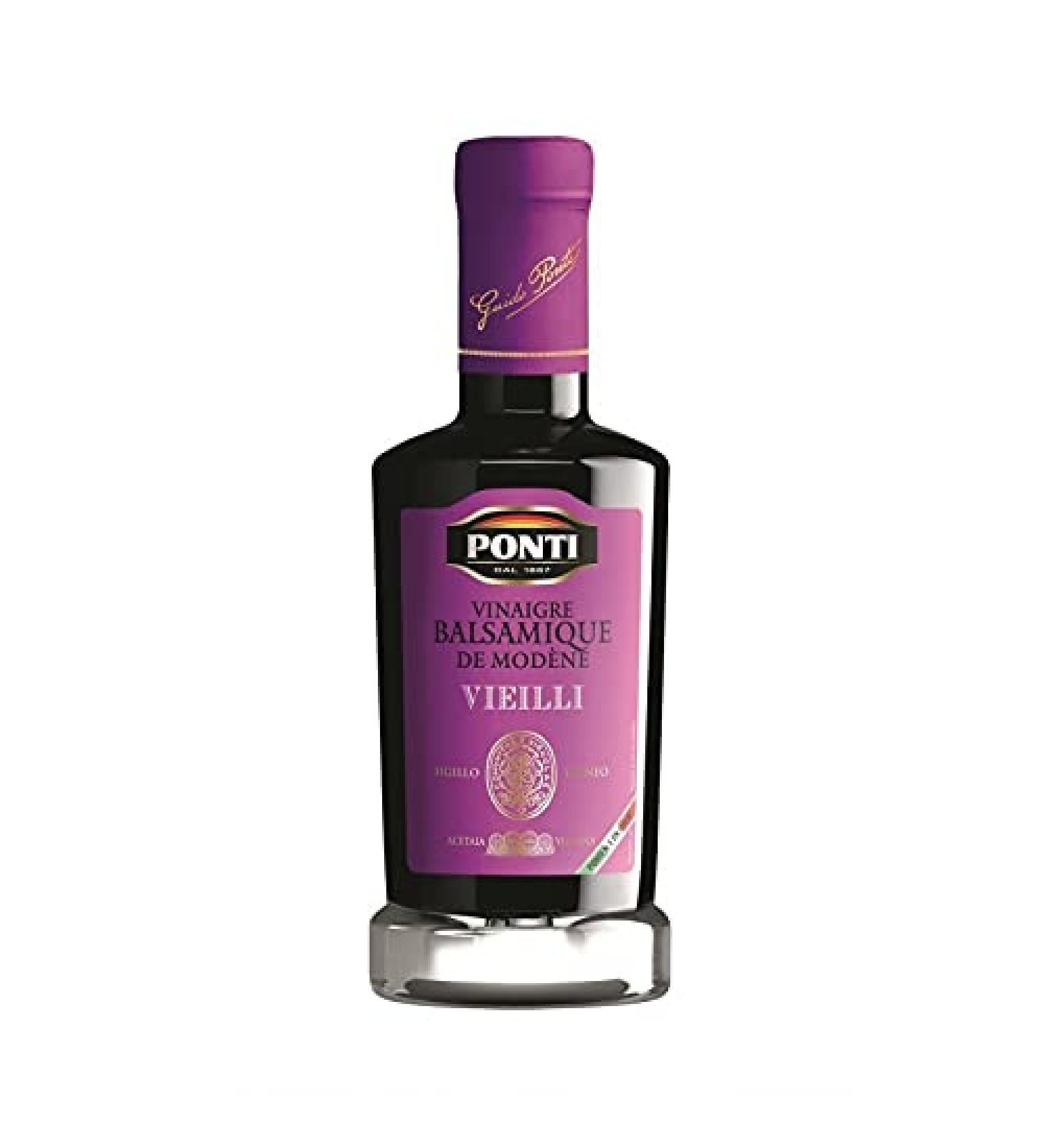 Ponti Premium Aged Balsamic Vinegar 250 ml Ponti Pack of 2 Special Offer - Buy Online on GoSupps.com