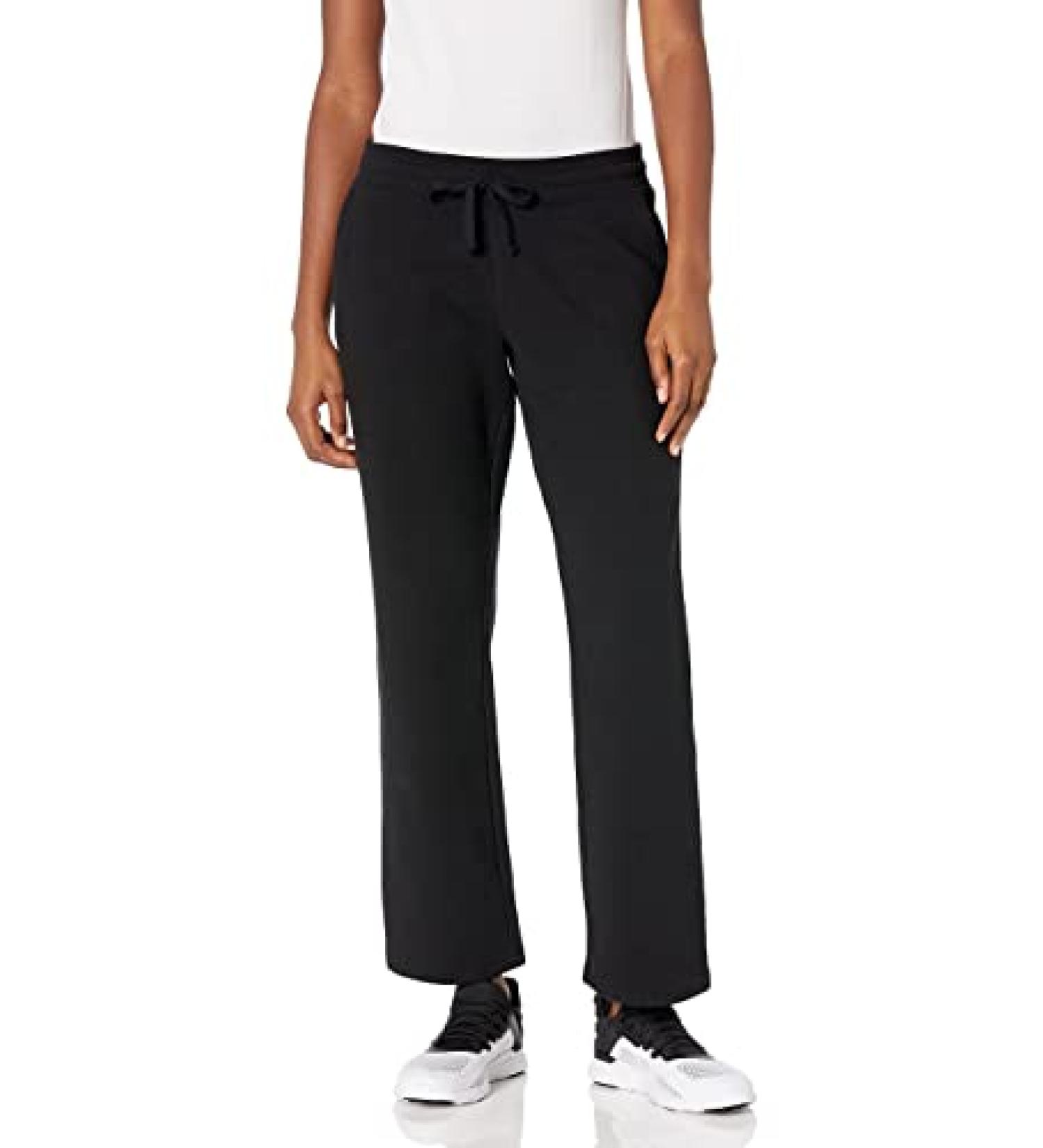 Amazon Essentials Women's French Terry Fleece Sweatpant | Black Medium | Plus Size Option - Buy Online on GoSupps.com
