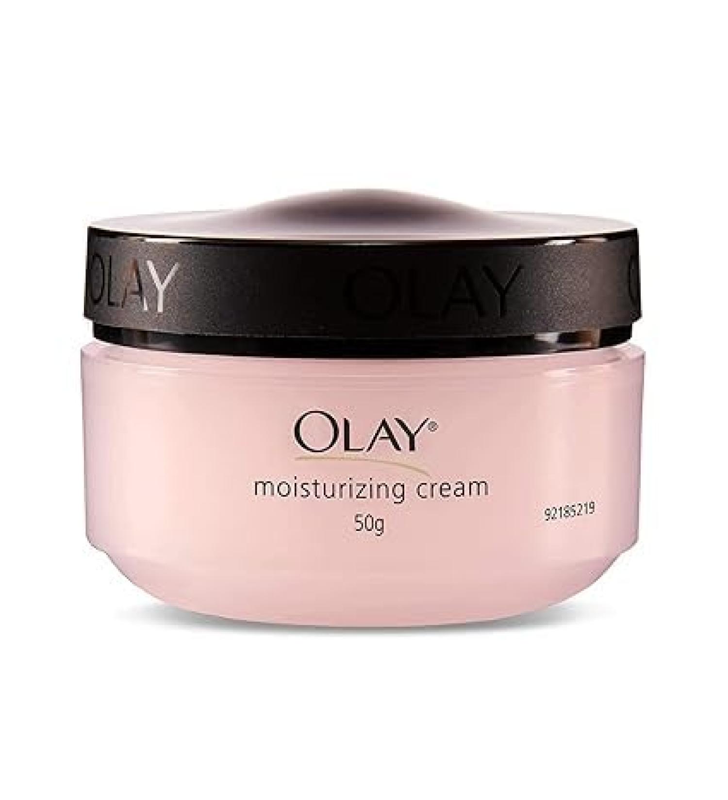 O.lay Moisturising Cream - Hydrates & Locks in Moisture | Lightweight Non-Greasy | For All Skin Types - 50g - Buy Online on GoSupps.com