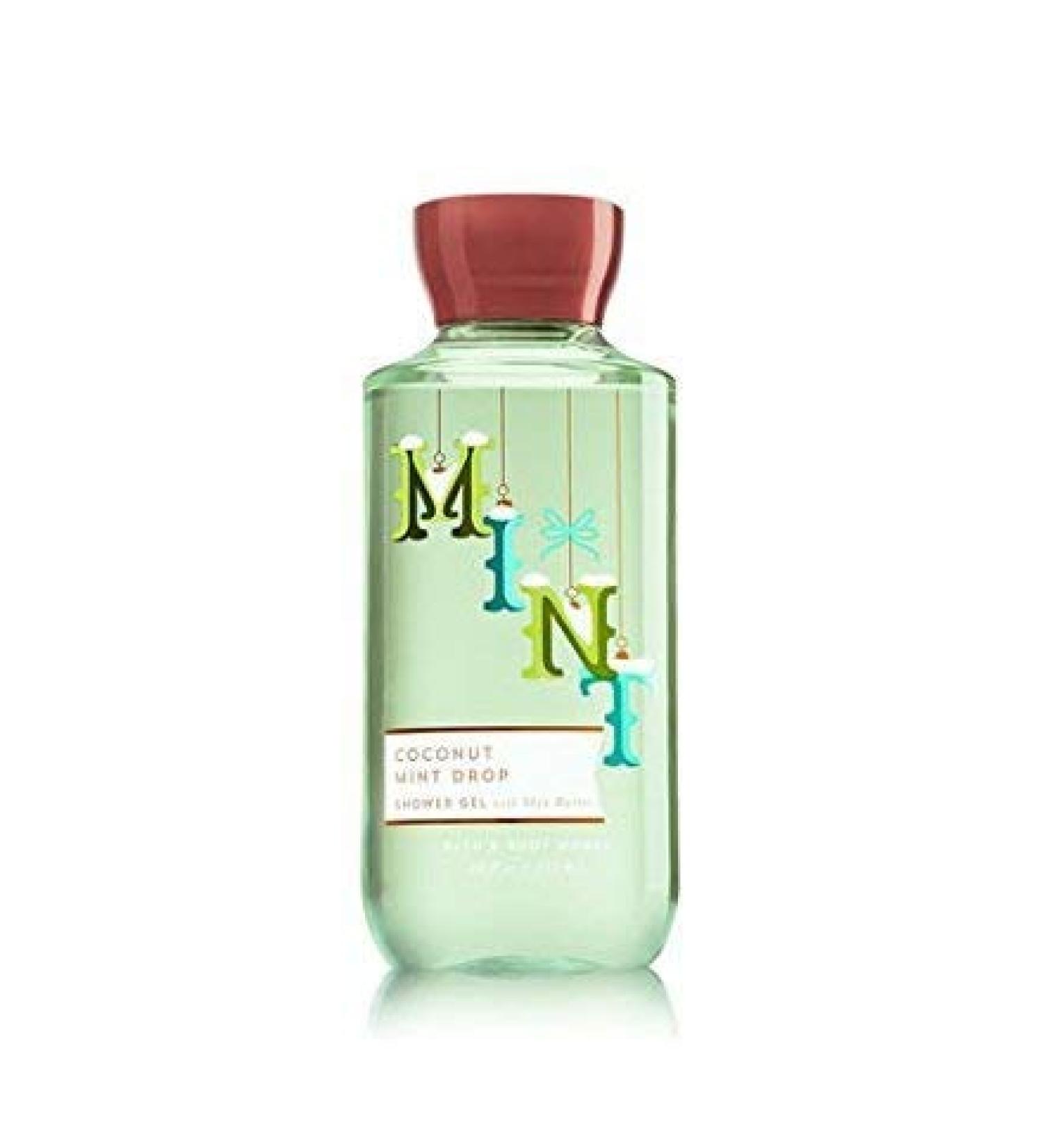 Bath and Body Works Coconut Mint Drop Shower Gel 10 Oz.