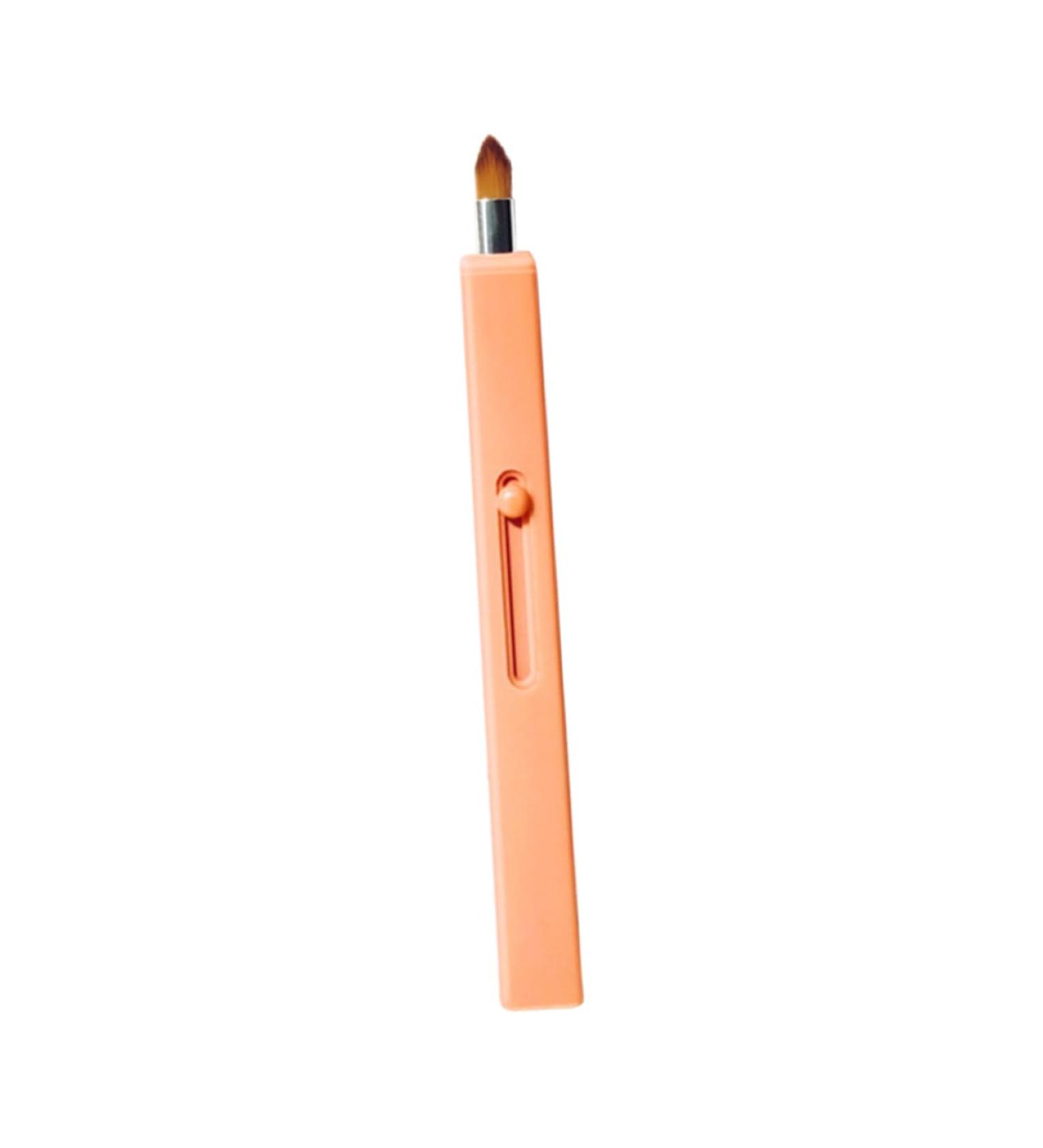 Gogogmee 1pc Retractable Lip Brush Lip Tint Brush Eye Shadow Cosmetics Brush Tool Makeup Brush Flat Concealer Brush Lip Liner Brush Lip Gloss Brush Lip Scrubber Lipstick Plastic - Buy Online on GoSupps.com
