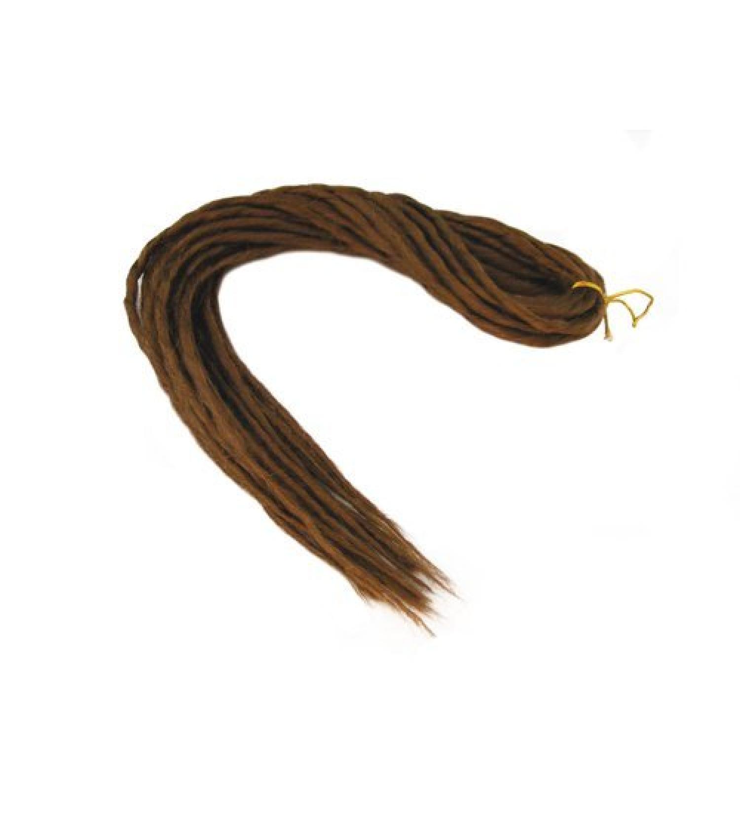 Elysee Star Dreads #30 Reddish Brown Dreadlocks Double Ended Synthetic Dread