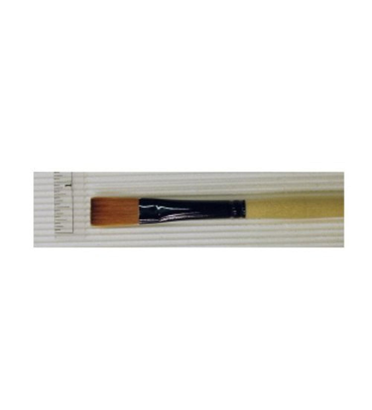 Dynasty Black Gold Series Long Handled Synthetic Brushes 6 Flat 1526F
