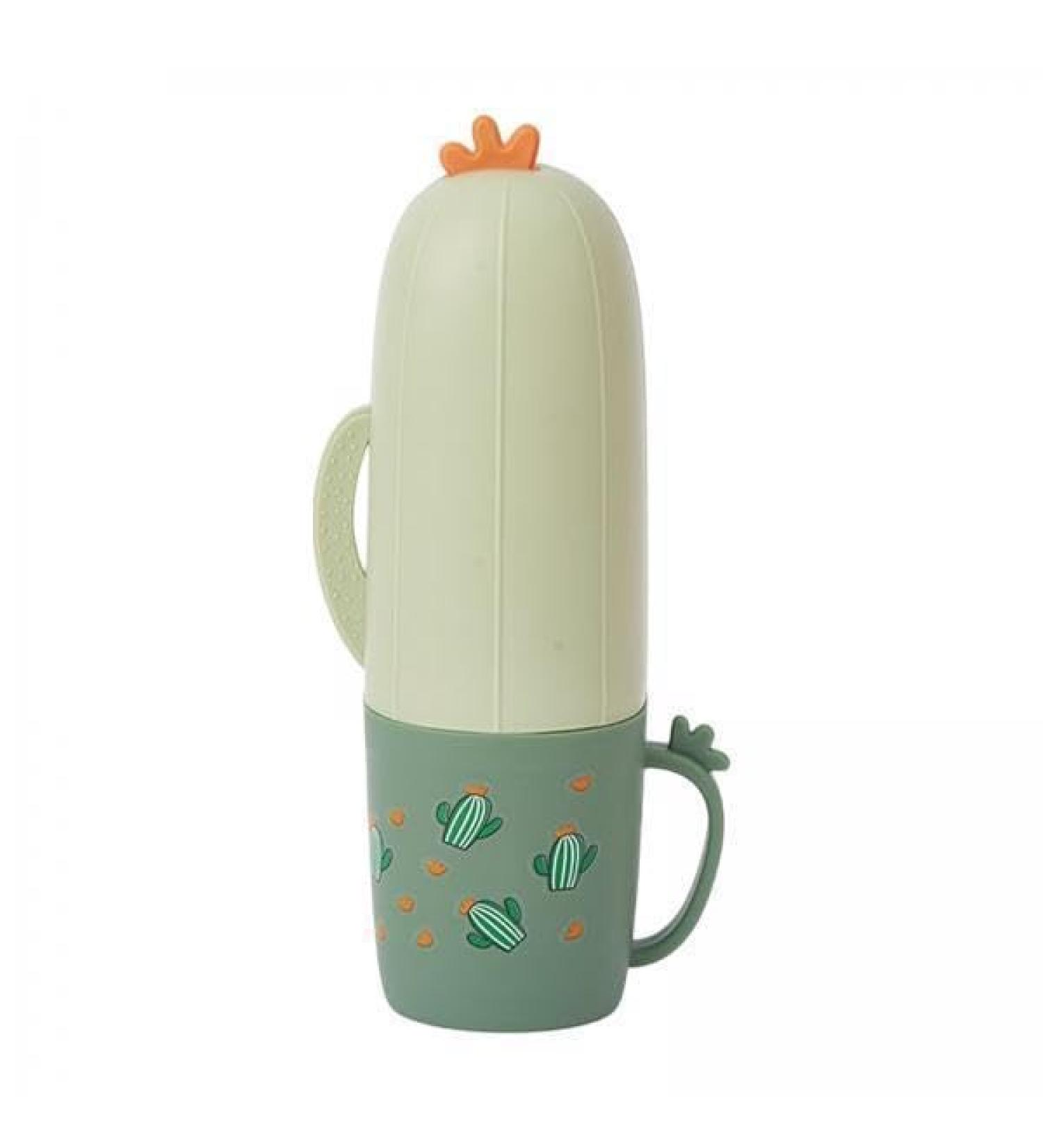 Milageto 6x Travel Toothbrush Mug & Portable Toothpaste Holder - Cute Raccoon Towel Storage Box & Bathroom Organizer - Buy Online on GoSupps.com