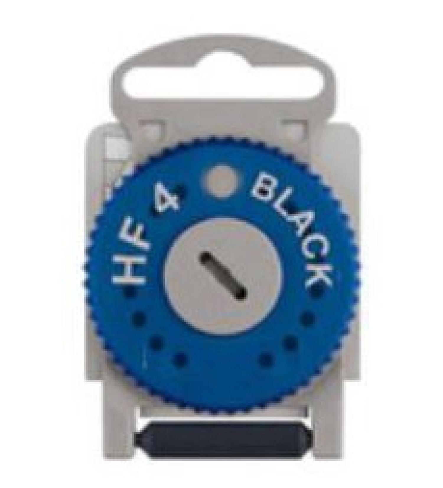 HF-4 Black Cerumen Filter for Hearing Aids | Blue Left Side - Optimal Sound Protection International Shipping Available - Buy Online on GoSupps.com