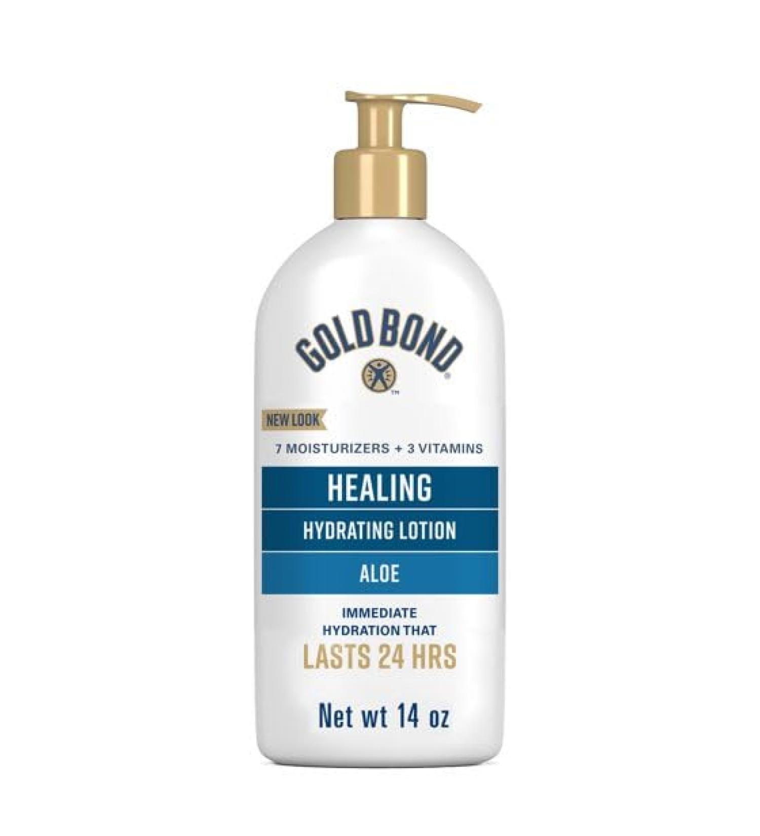 G.oldBond Healing Hydrating Hand Moisturizer Face Cream and Body Lotion for Dry to Extra Dry Skin 14 oz