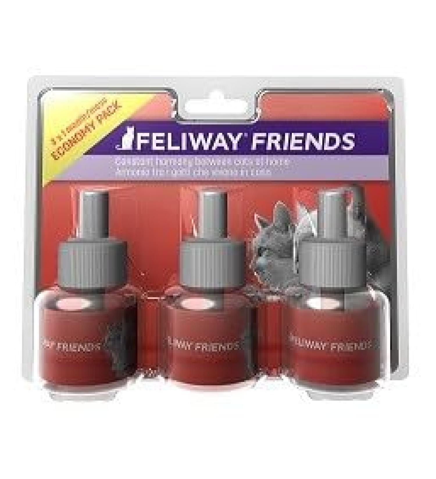 Feliway Friends Recharges Pour Diffuser 3 x 48ml