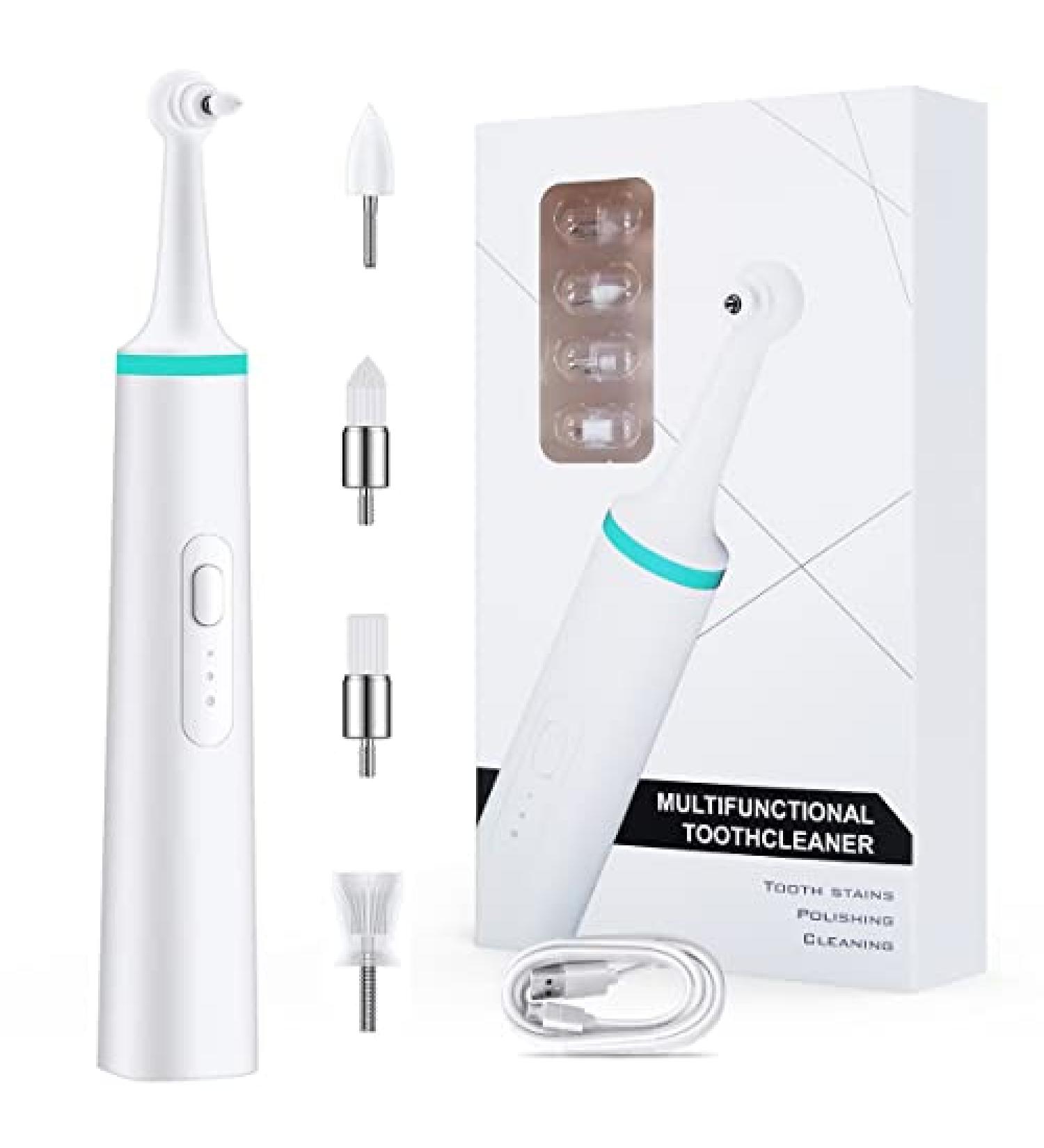 Electric Tooth Polisher: Dental Tartar Remover for Teeth Whitening - Household Cleaning Kit for People and Pets - Buy Online on GoSupps.com