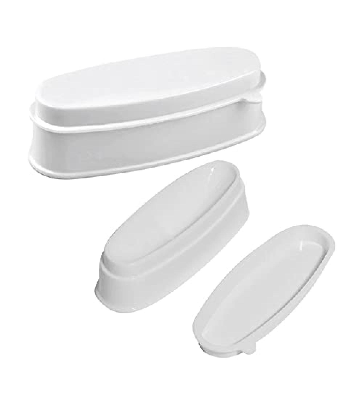 Grendly 3-Piece Nail Recycling Box Dip Powder Collection Container Manicure Powder Storage Tools - Buy Online on GoSupps.com