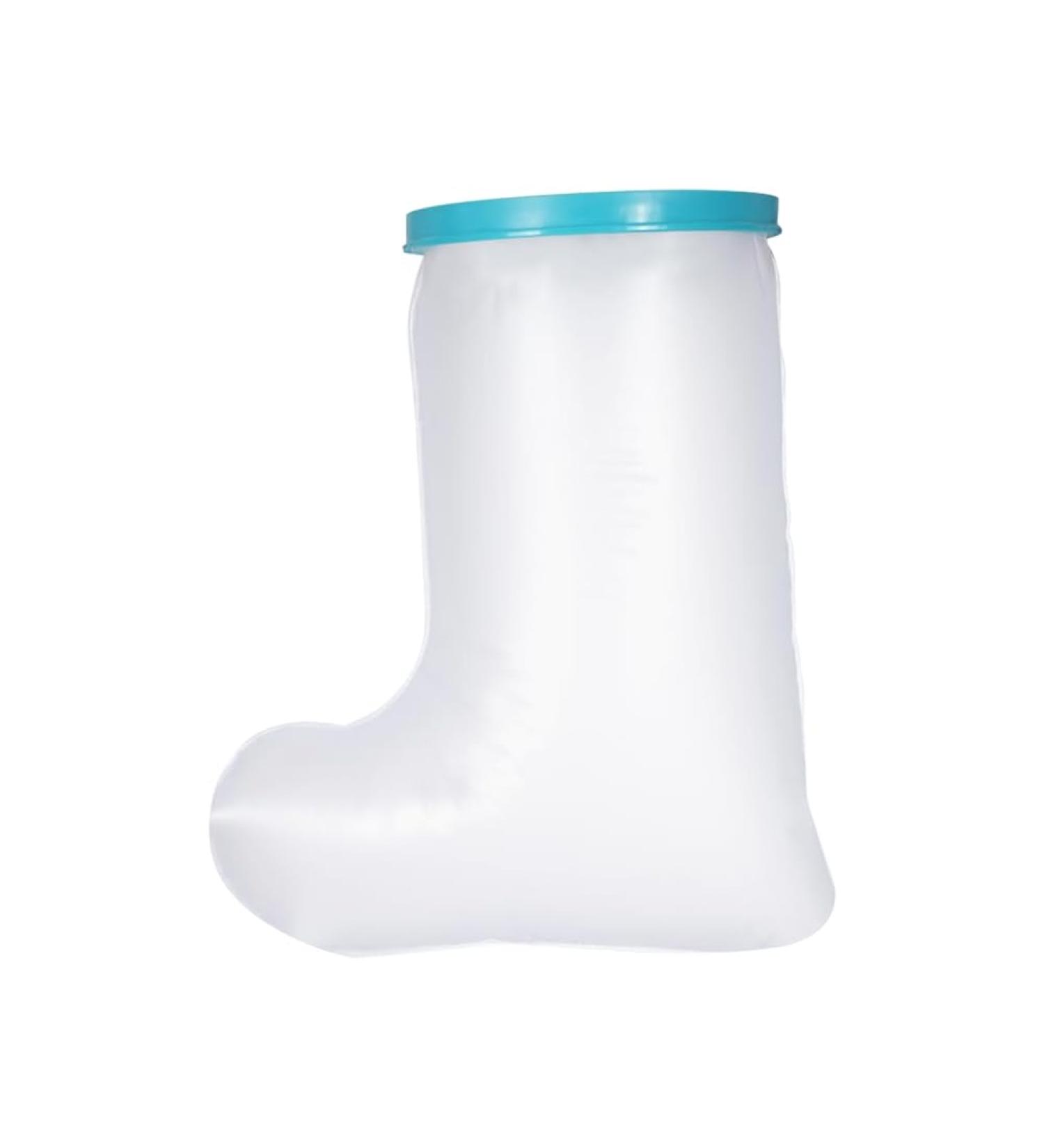 Besuso 1 Piece Waterproof Leg Cast Cover for Shower Adult Reusable Shower Boot Cover for Leg Foot Ankle - Buy Online on GoSupps.com