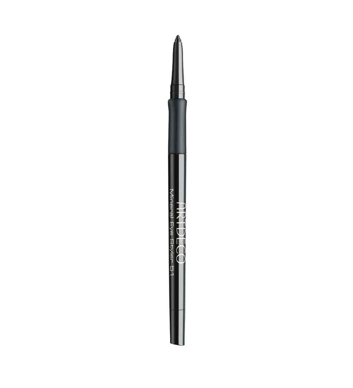 ARTDECO Mineral Eye Styler Mineral Black N 51 (0.01 Oz) - Smudge-Proof Vegan Kajal with Integrated Sharpener - Buy Online on GoSupps.com