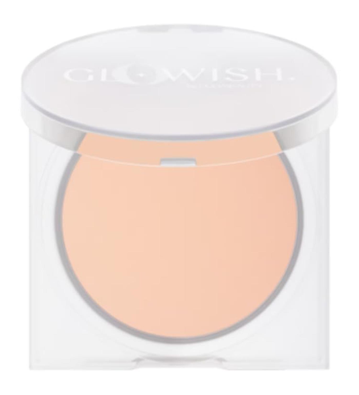 HUDA BEAUTY GloWish Lightweight Blurring Pressed Powder 00 Porcelain