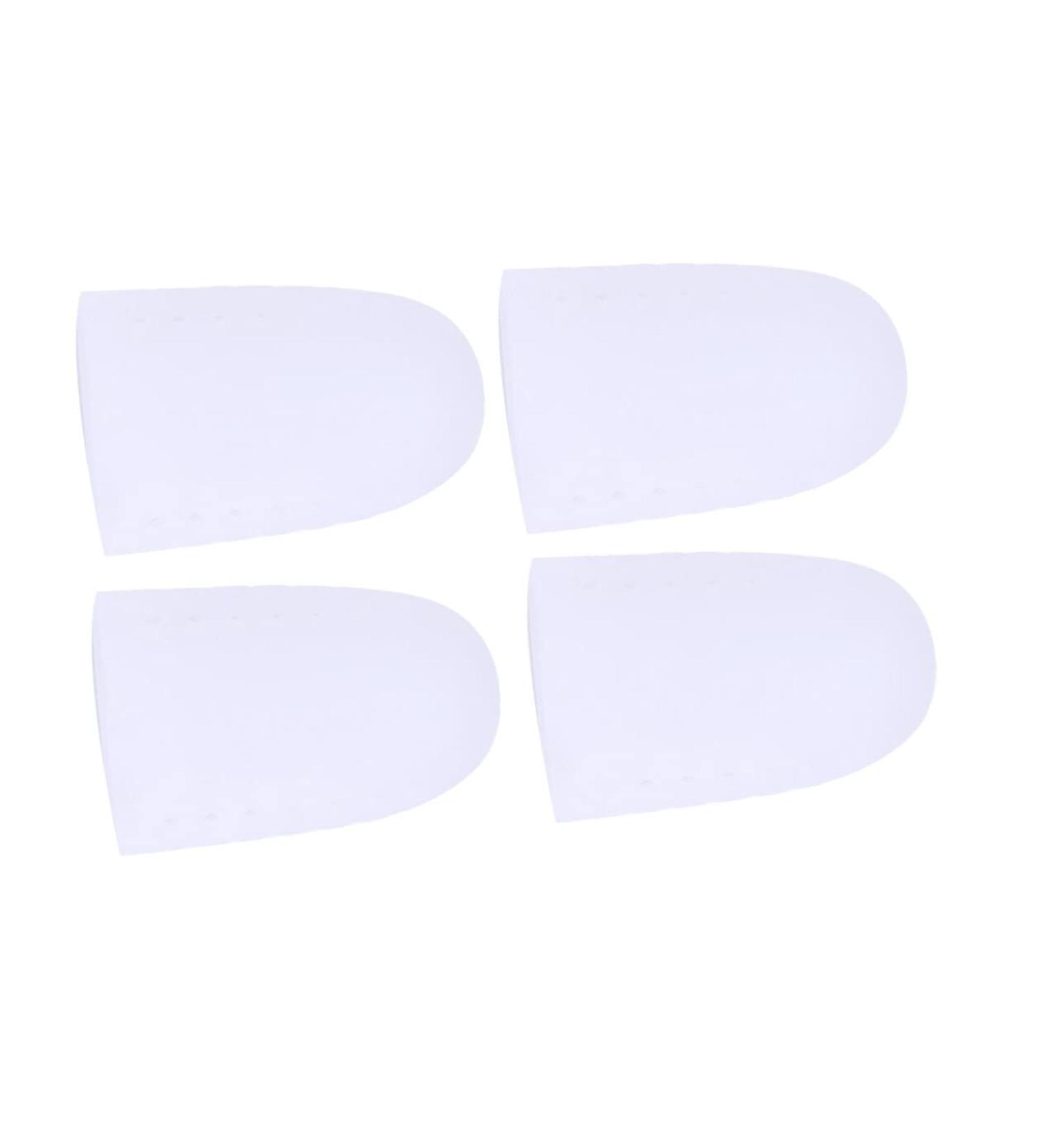 DOITOOL Silicone Gel High Heel Protectors - 2 Pair Big Toe Caps for Toe Relief and Cushioning - Size 2, White - Buy Online on GoSupps.com