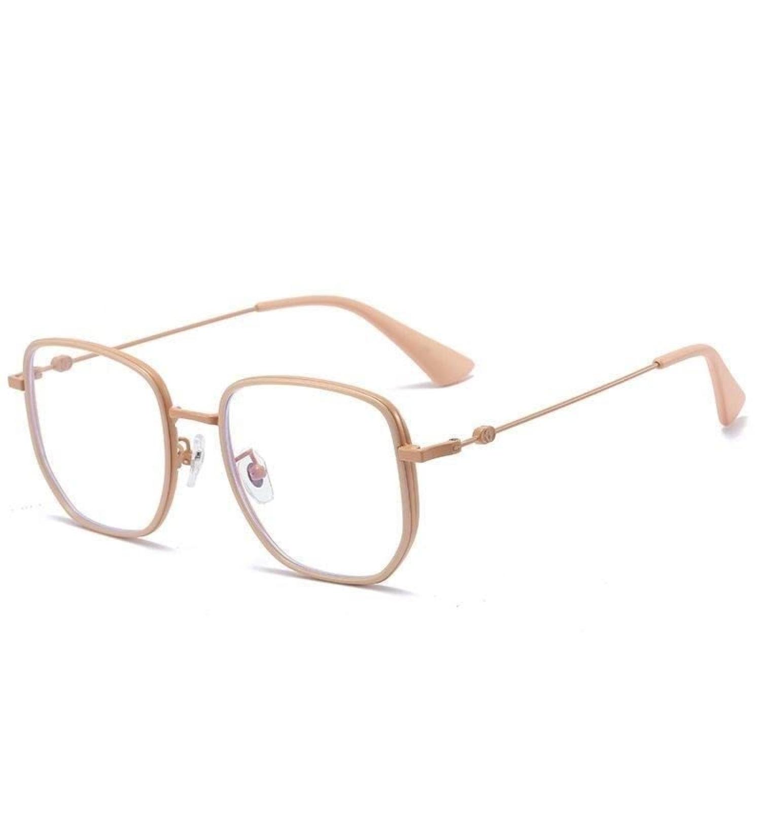 Newada Oversized Square Reading Glasses - Glare-Free Unbreakable +0.50 Pink | Perfect for Enlarged Book Readers - Buy Online on GoSupps.com