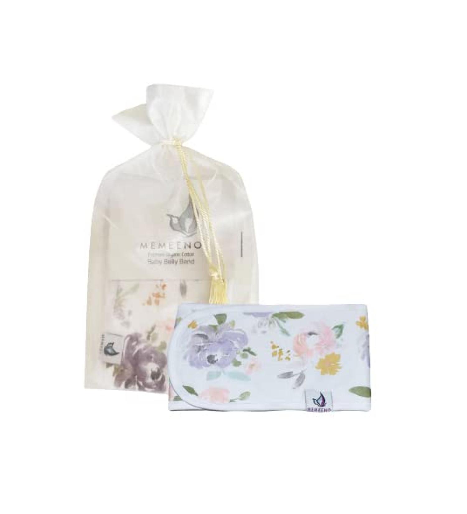 Organic Cotton Baby Belly Band Wrap by MEMEENO - Infant Colic & Gas Relief Binder for Newborn to 12 Months - Buy Online on GoSupps.com