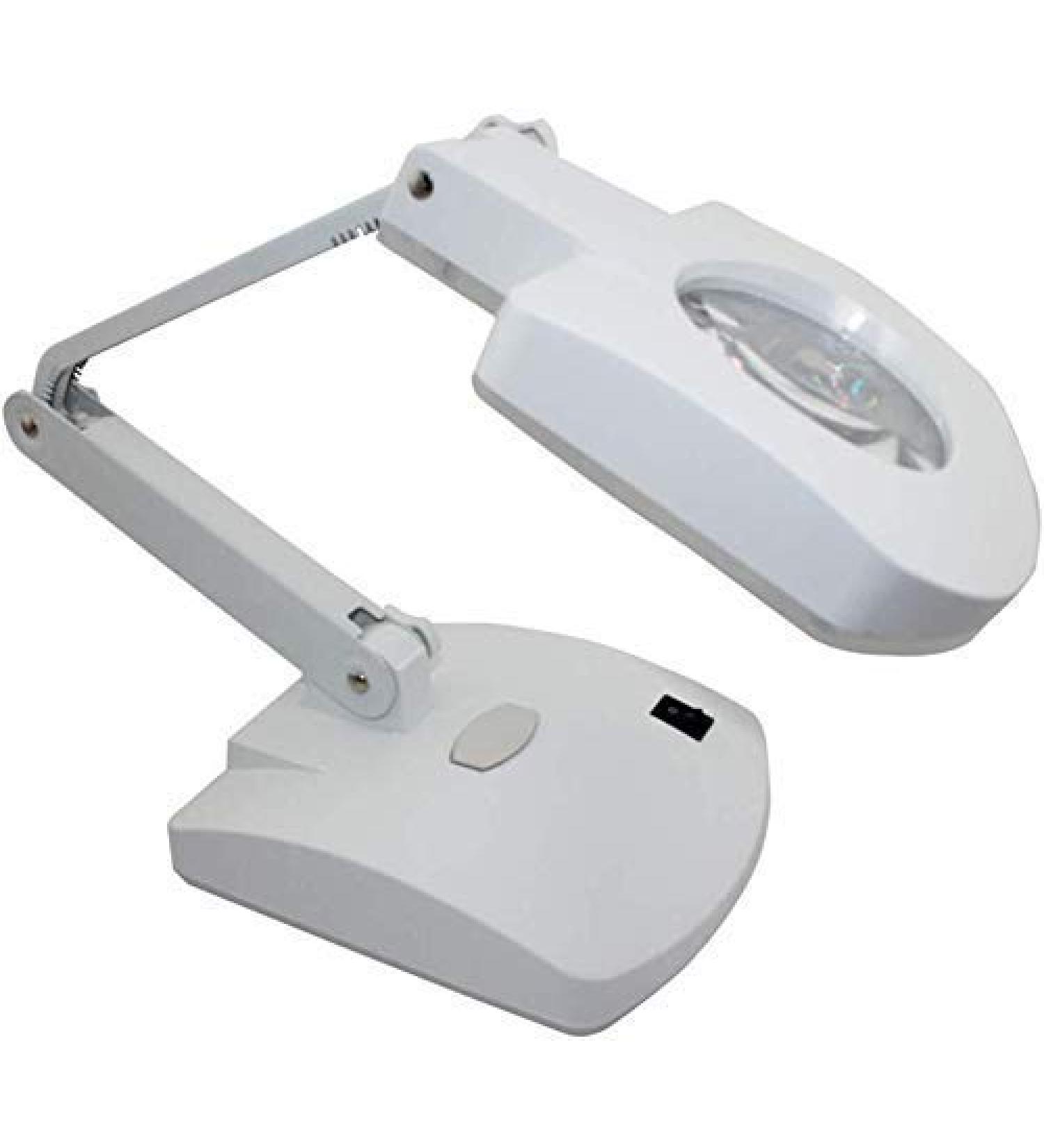 Boutique vergrootglas Draagbare bureaulamp Vergrootglas met LED-verlichting 3X 8X HD Lens voor de e-Book Reader Sieraden Beoordeling Bezorgdheid DIY Ambachten Carving en Reparatie 85 mm ABS Vergrootglas / Product Cod