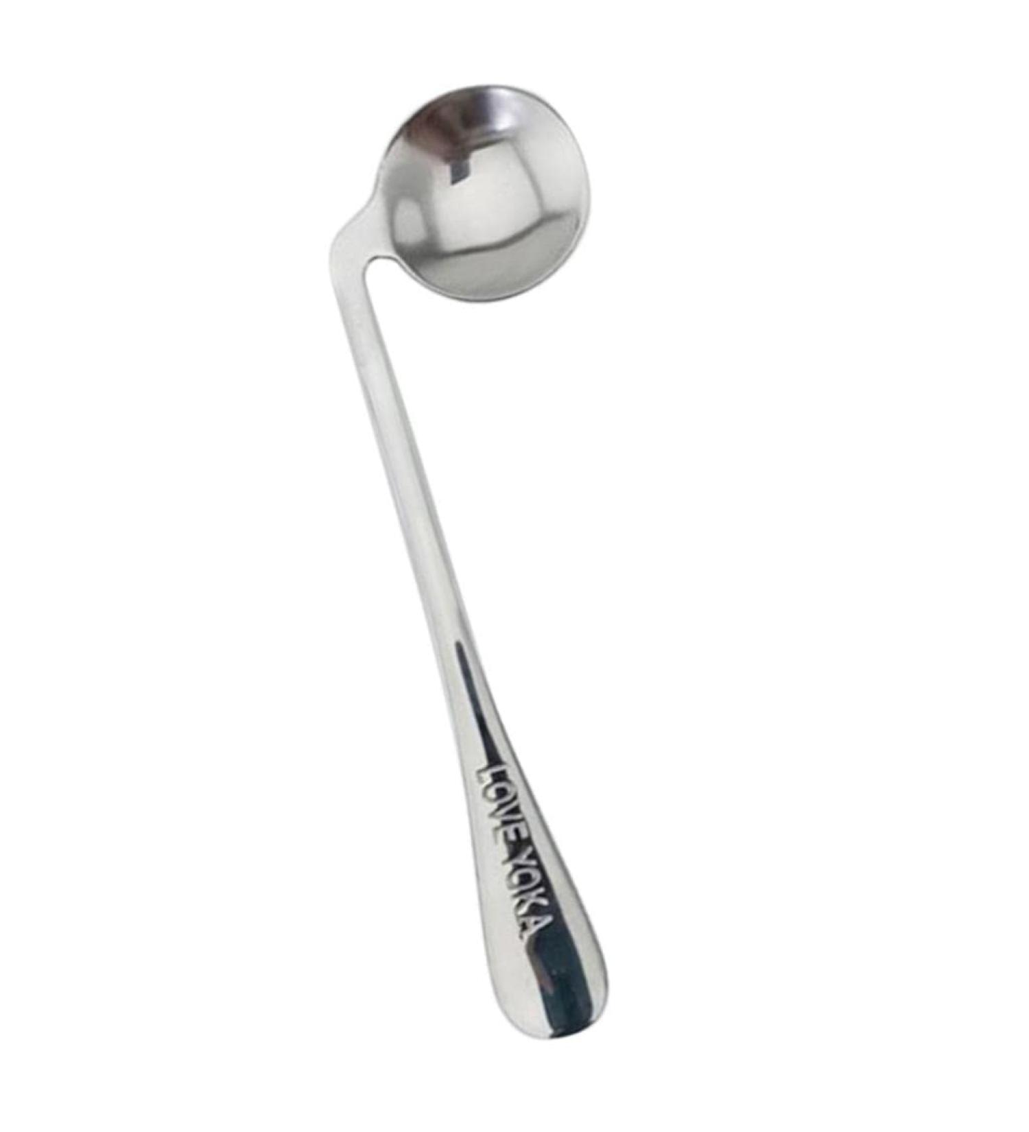 perfektchoice Stainless Steel Left/Right Angled Spoon Curved Utensils Soup Spoon - Left - Buy Online on GoSupps.com