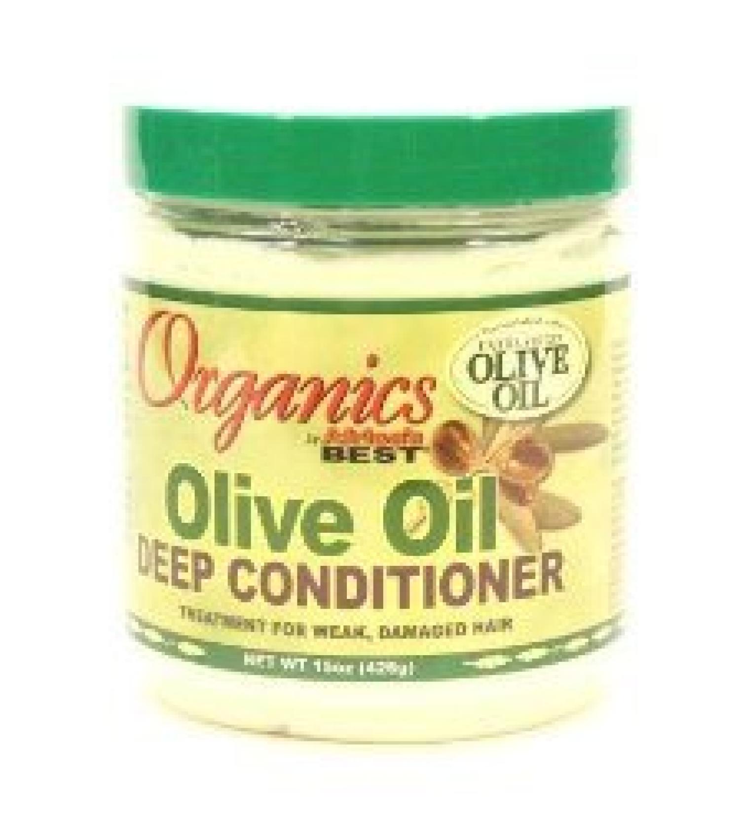 Africa's Best Organics Olive Oil Extra Virgin Conditioner Deep 15 oz. Jar (Pack of 8)