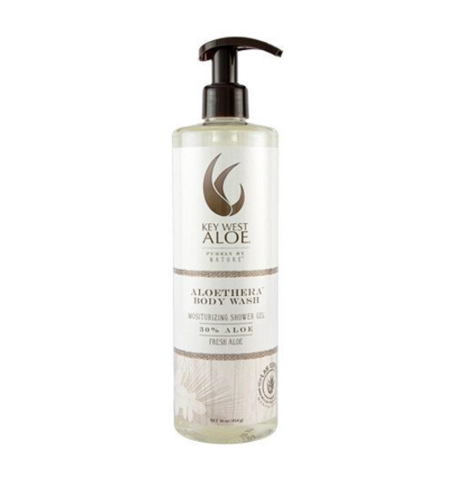 Key West Aloe Aloethera Body Wash 16 oz - Hydrating Aloe Vera Formula for All Skin Types - International Shipping Available - Buy Online on GoSupps.com