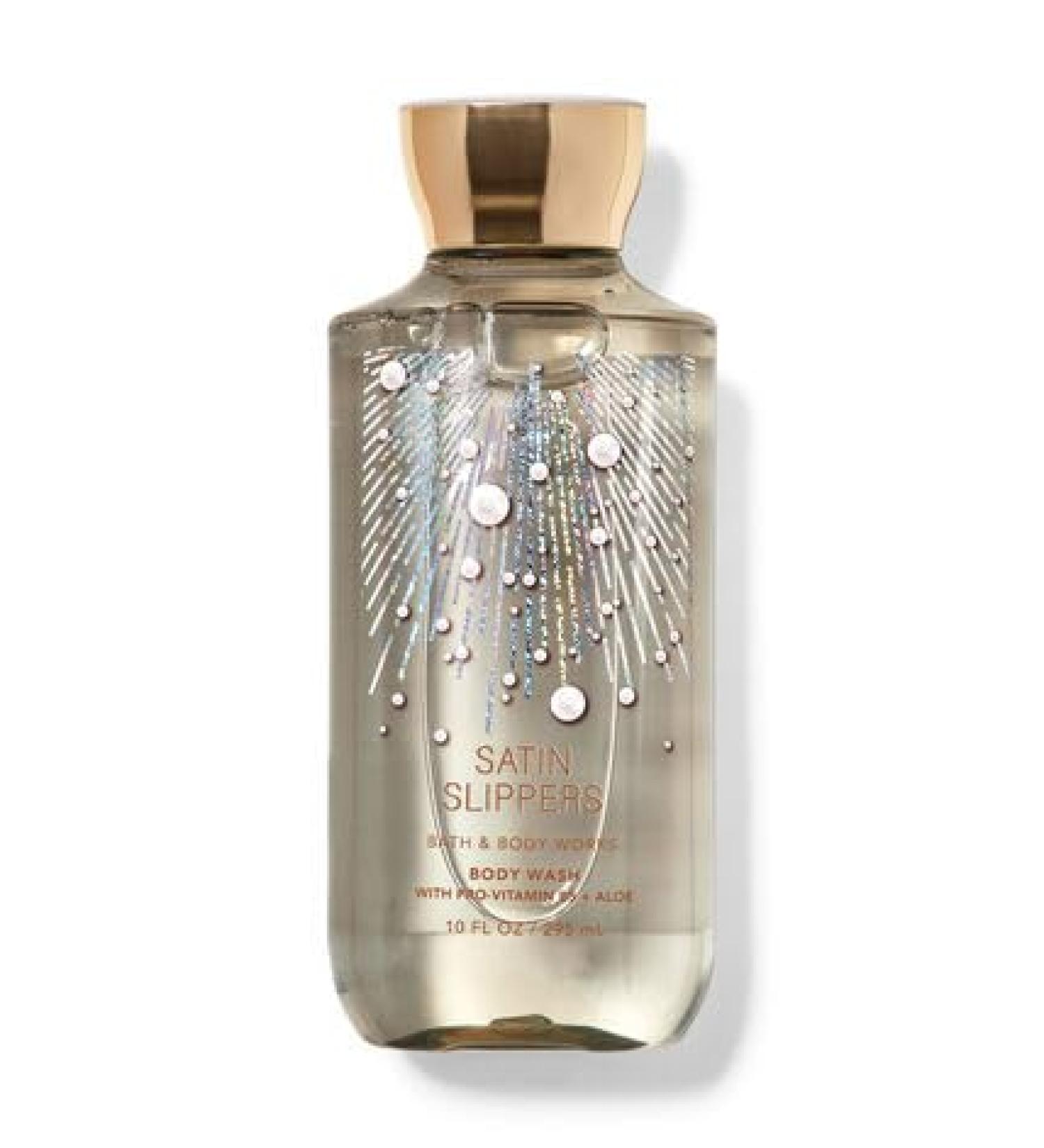 White Barn SATIN SLIPPERS Shower Gel 10 fl oz / 295 mL