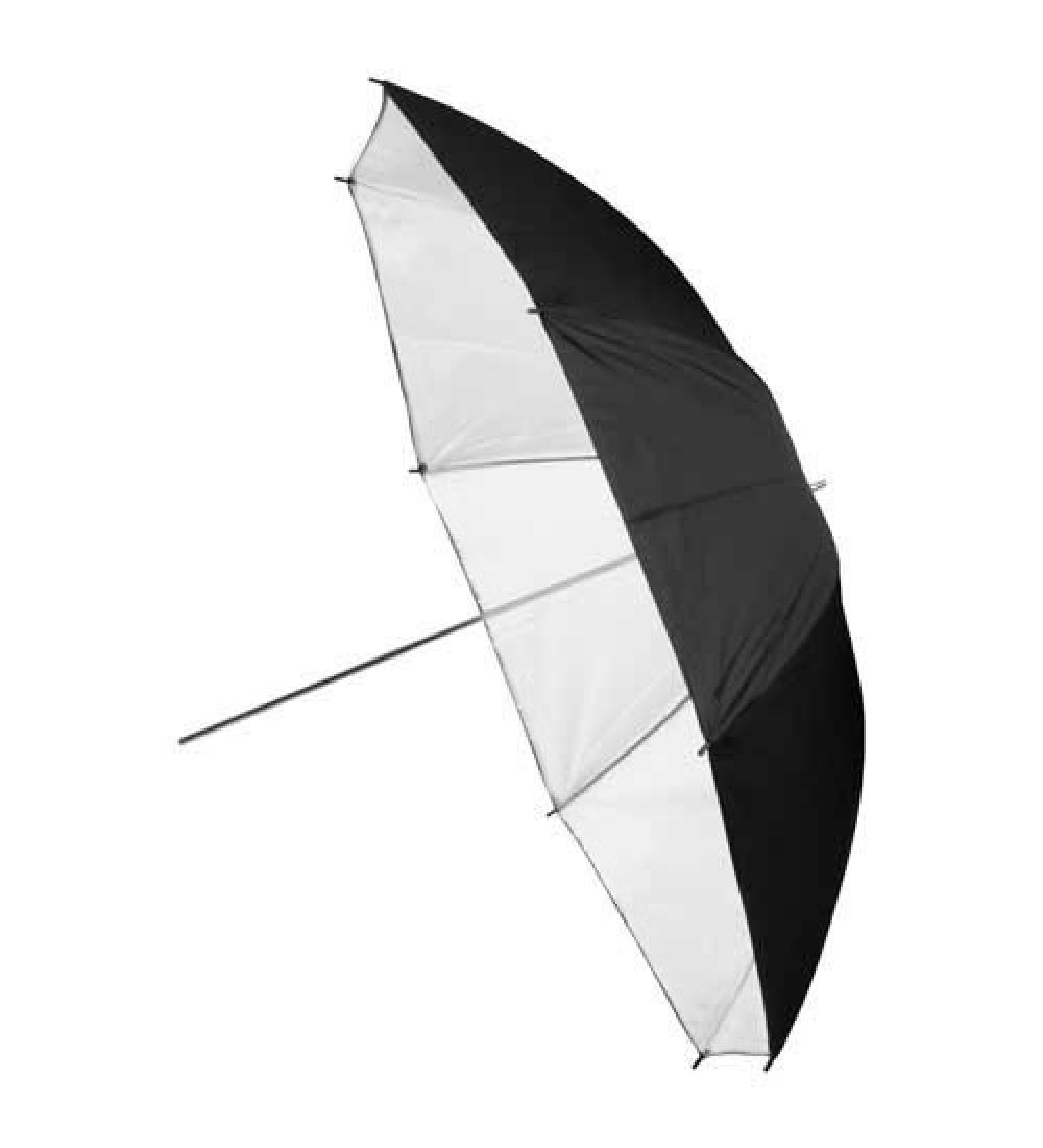 43-Inch Shoot-Through White Umbrella For Photography - Translucent Neutral White Light Modifier