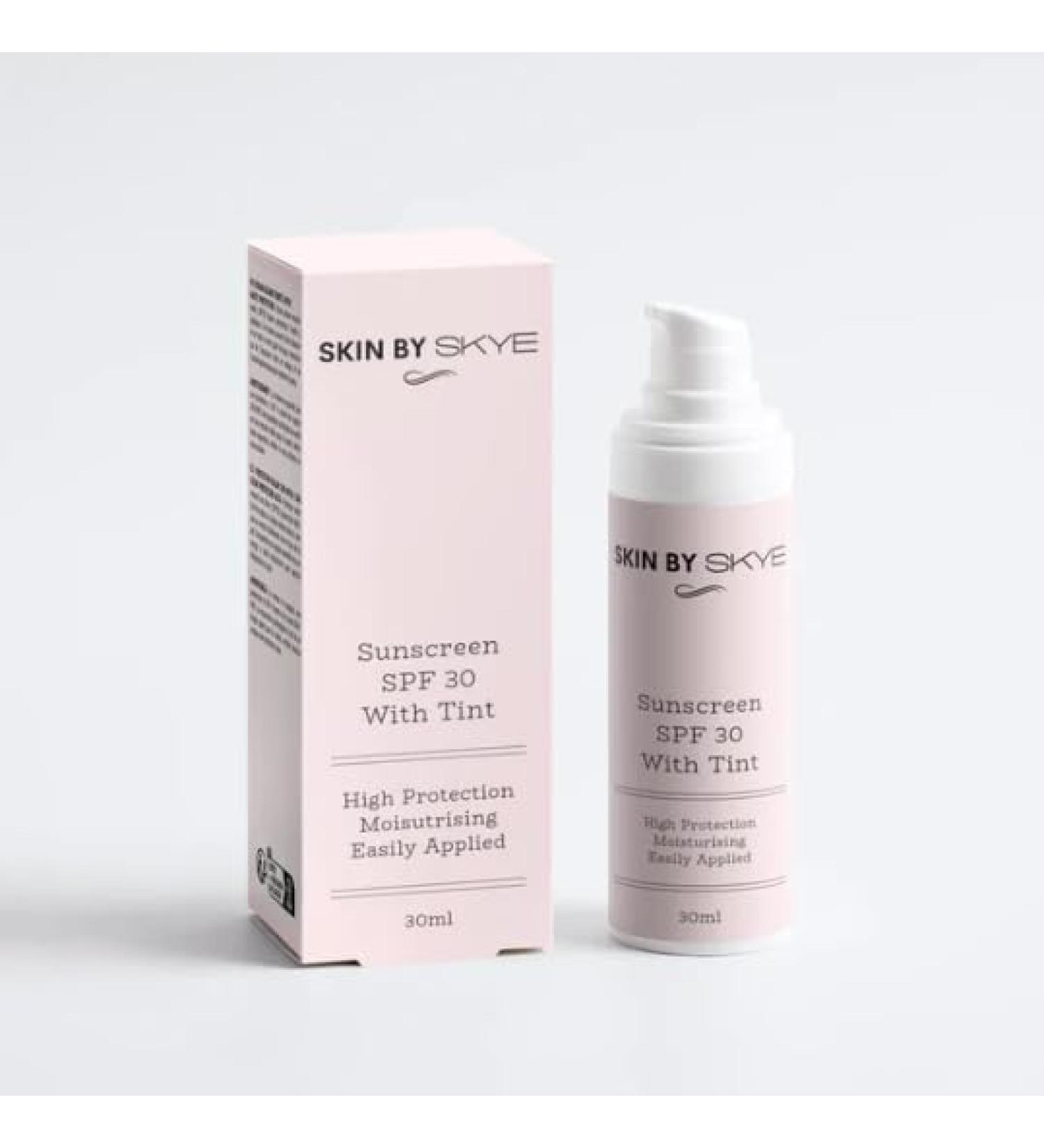 SKIN BY SKYE | Sunscreen SPF30 With Tint - High Protection - Moisturising - Easy To Spread - Buy Online on GoSupps.com