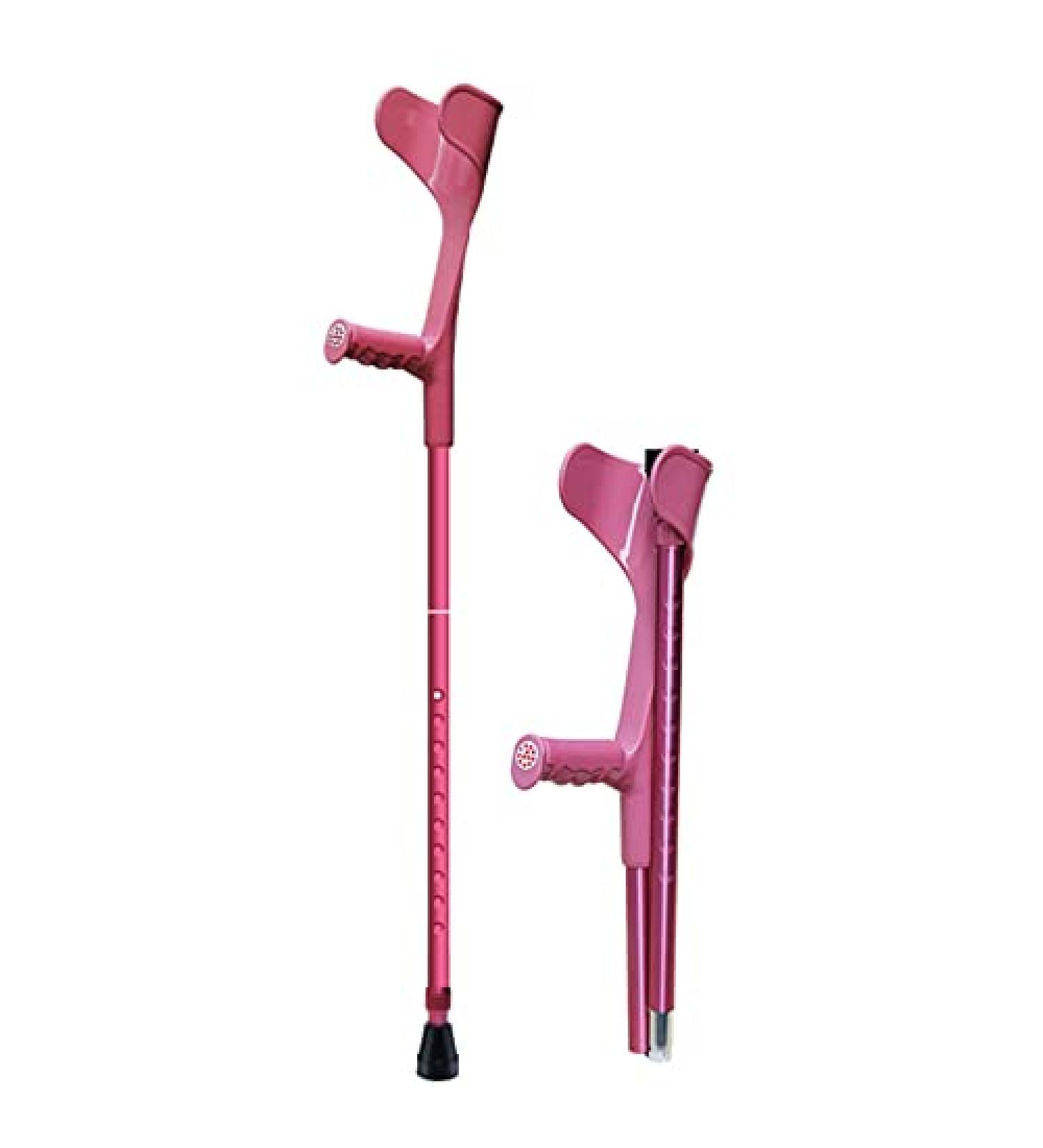 Forearm Crutch Adult Portable Folding Walking Stick Adjustable Telescopic Underarm Cane Crutch for Seniors Disabled Elderly Lightweight and Stylish Lucky Star - Buy Online on GoSupps.com